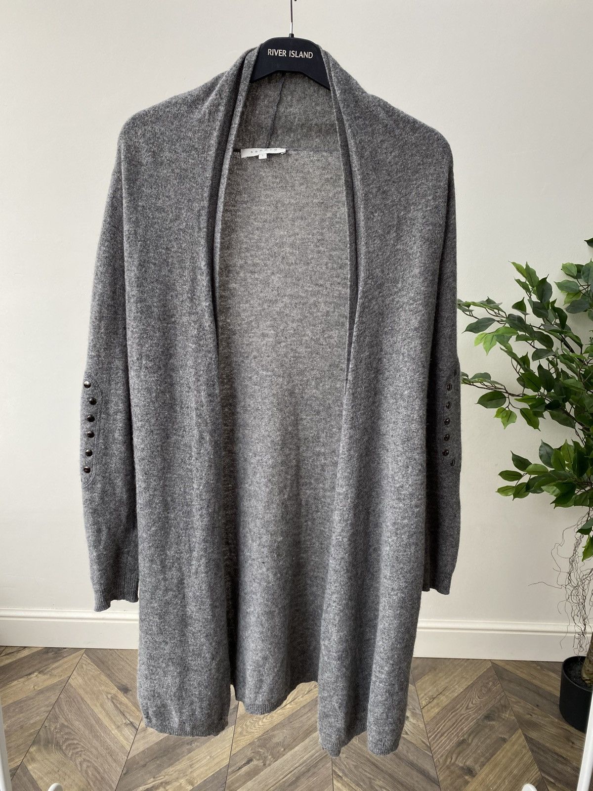 Sandro Vintage Sandro Open Front women’s Cardigan Wool Cashmere Size M / US 6-8 / IT 42-44 - 3 Thumbnail