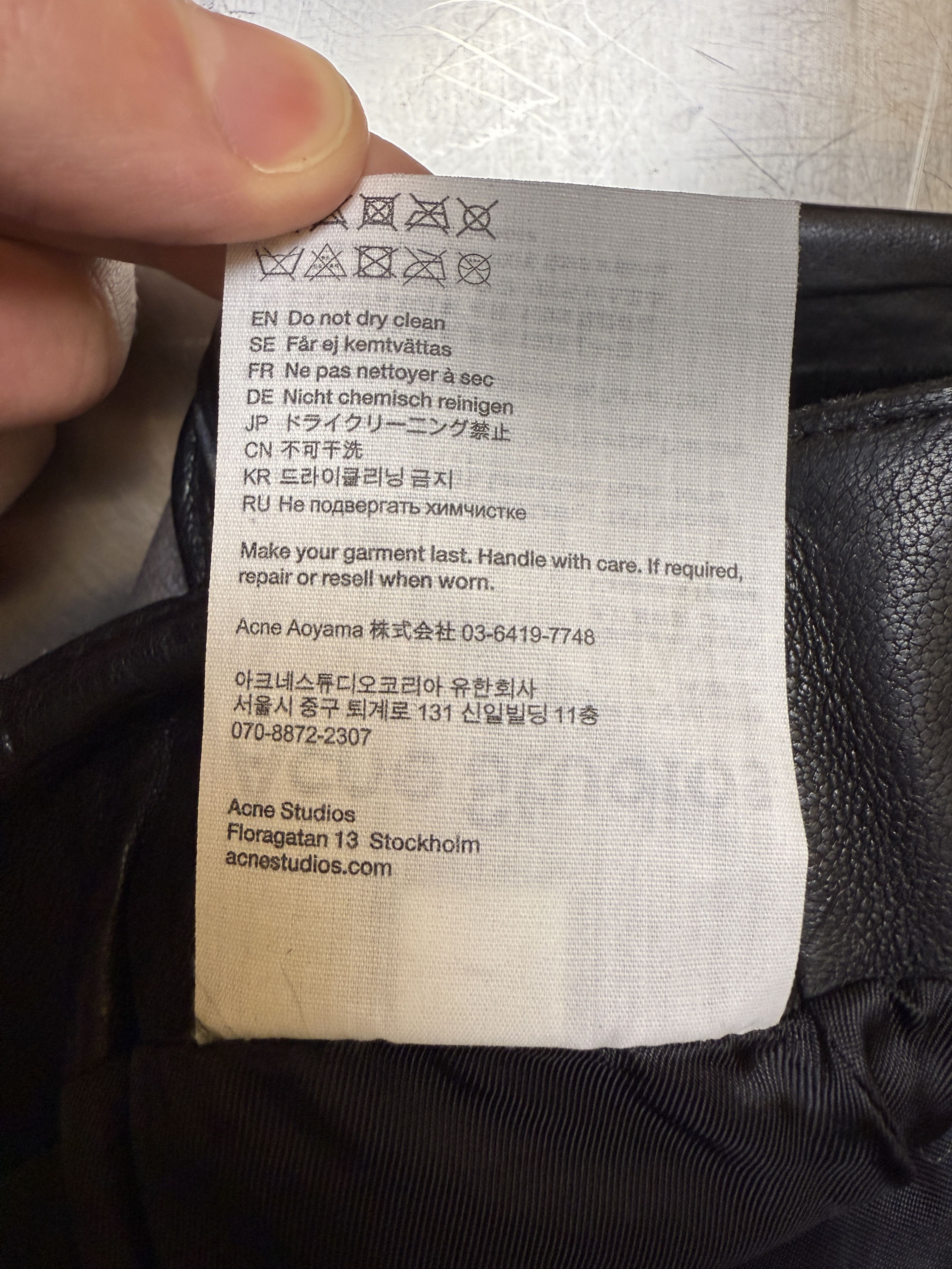 Acne Studios $2150 Acne Studios Distressed Crinkled Leather Pants Size 28" / US 6 / IT 42 - 13 Thumbnail