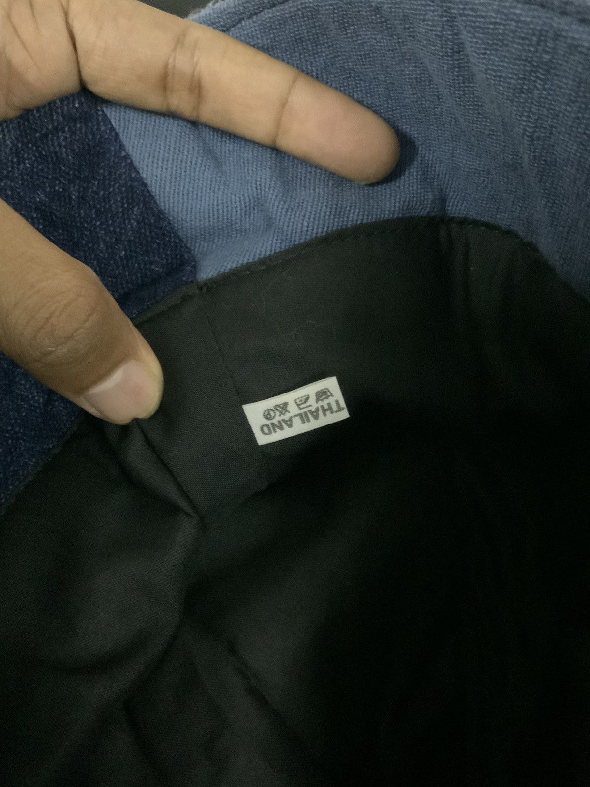 Japanese Brand Patchwork Outdoor Indigo Bucket Hat Size ONE SIZE - 8 Thumbnail