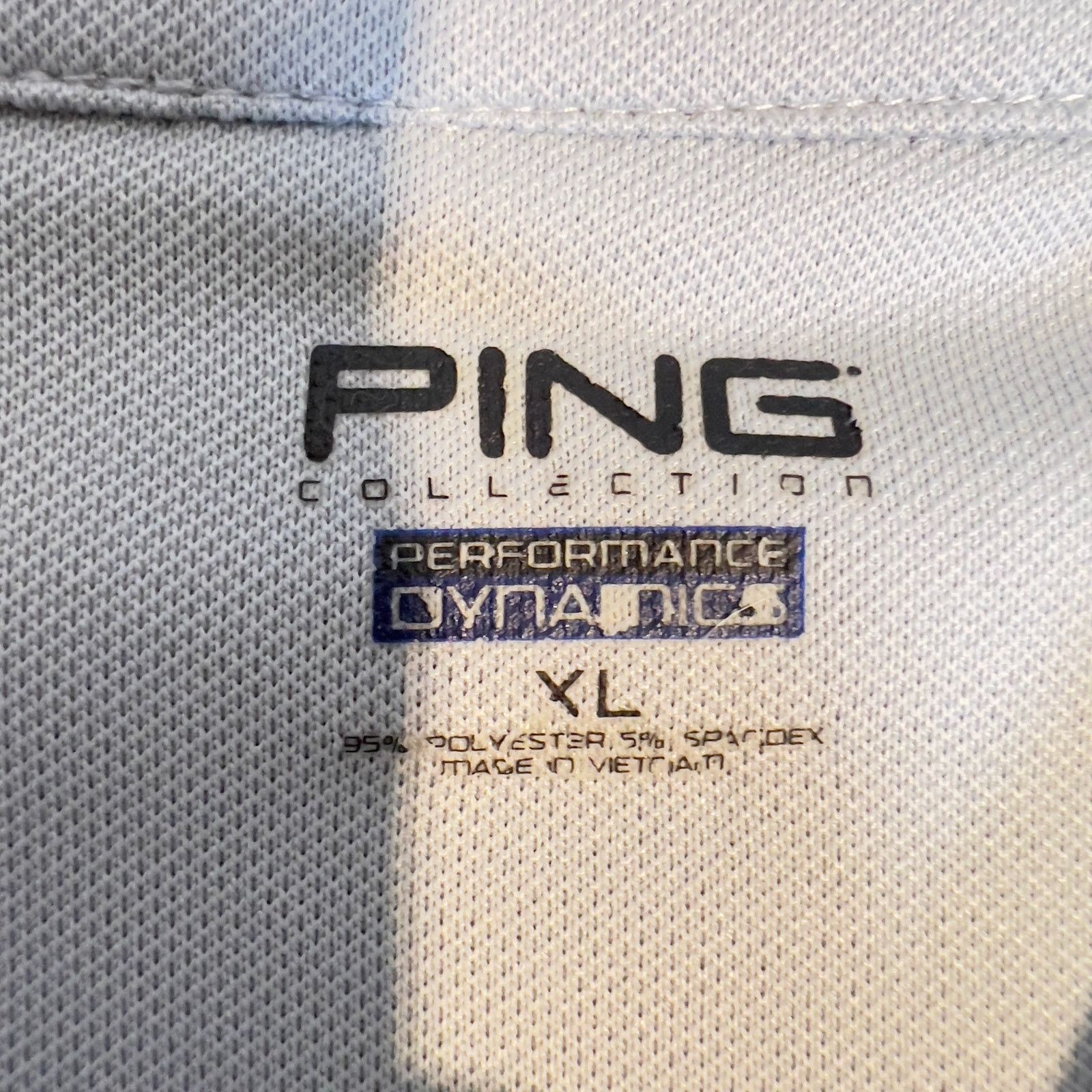 PING Ping Golf Polo Shirt Mens XL Lt Grey Peninsula Hotel Chicago Size US XL / EU 56 / 4 - 3 Thumbnail