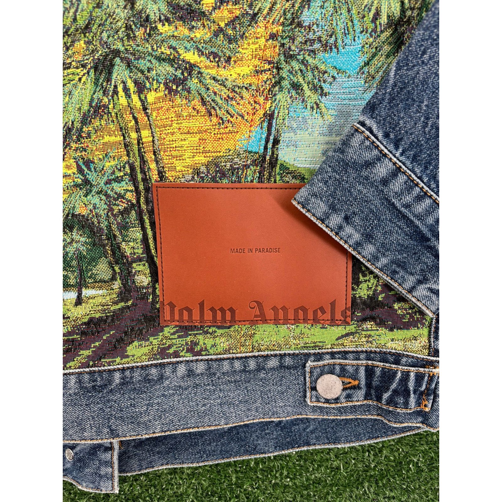 Palm Angels Palm Angels Sunrise Cobalt Denim Jacket Size Small Size US S / EU 44-46 / 1 - 3 Thumbnail