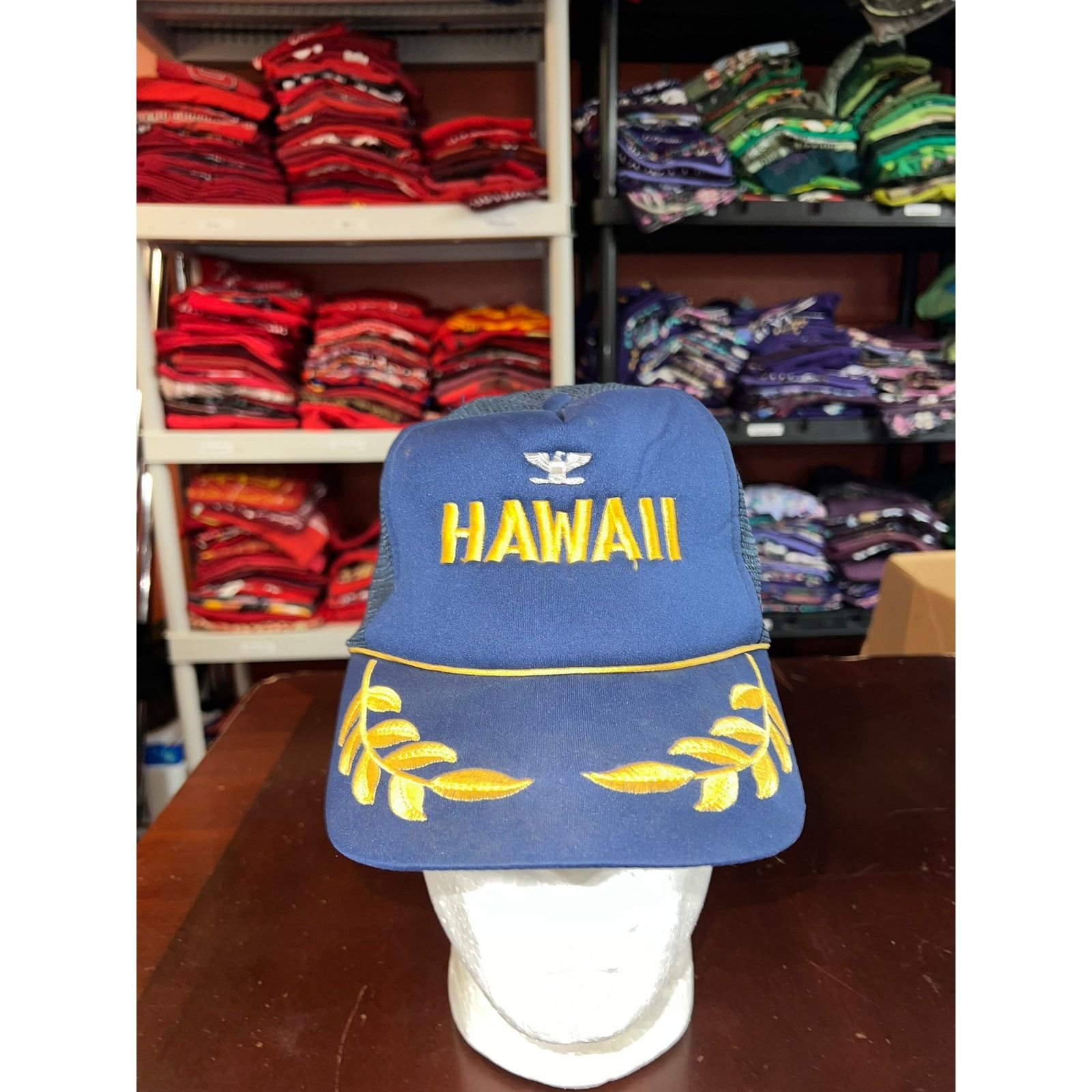 Vintage Vintage Hawaii Trucker Hat Scrambled Eggs Air Force Snapback Size ONE SIZE - 1 Thumbnail