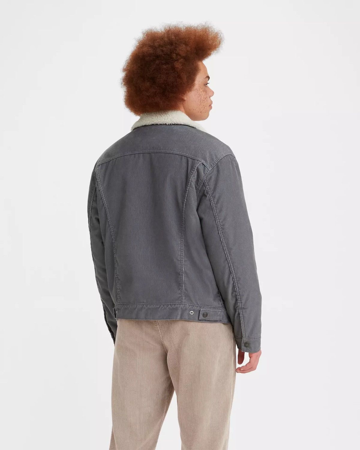 Levi's Vintage Clothing 🔥 Levis Men's Sherpa Corduroy Trucker Jacket Size US S / EU 44-46 / 1 - 2 Thumbnail