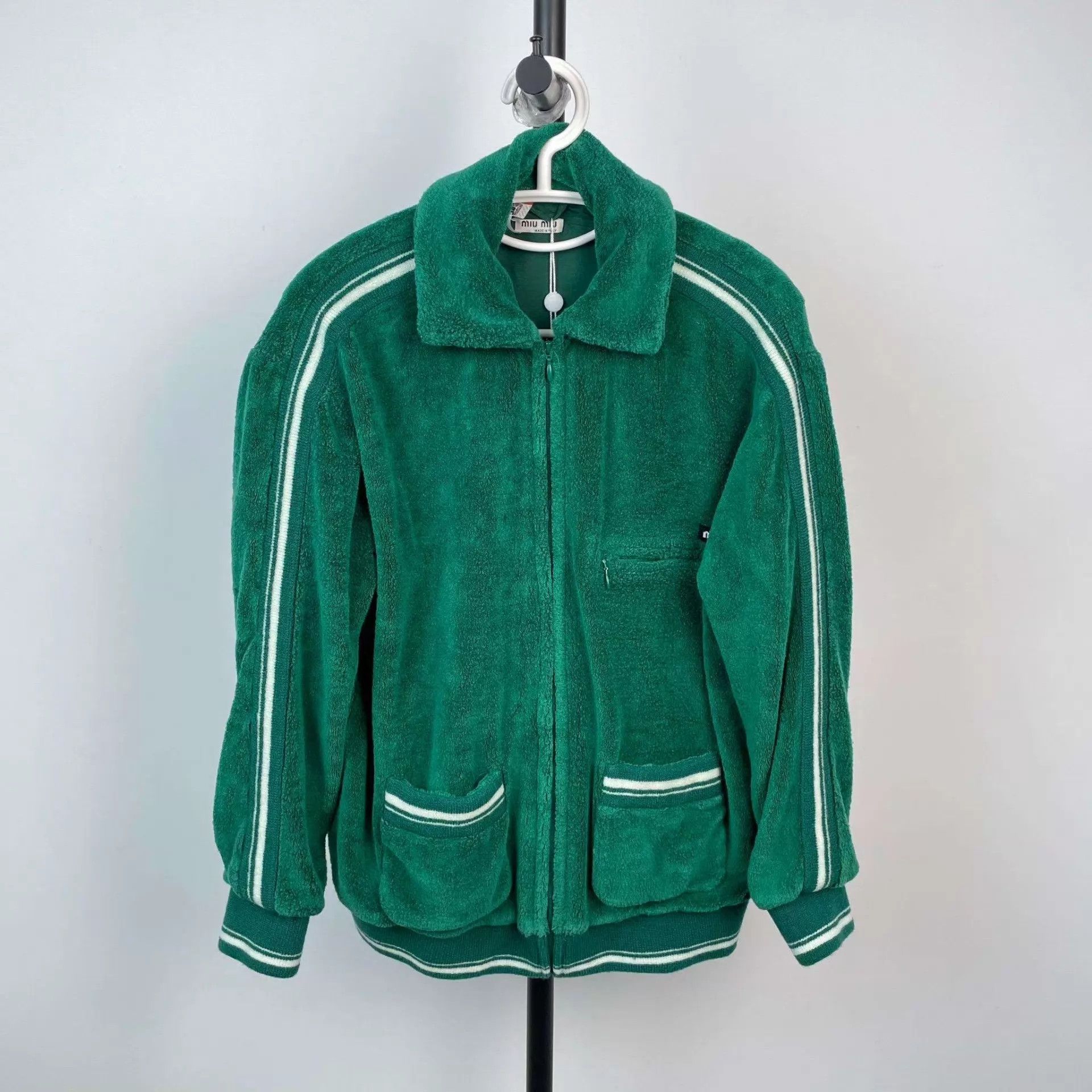 Miu Miu MIU MIU Green Jacket 36 Size XS / US 0-2 / IT 36-38 - 1 Thumbnail