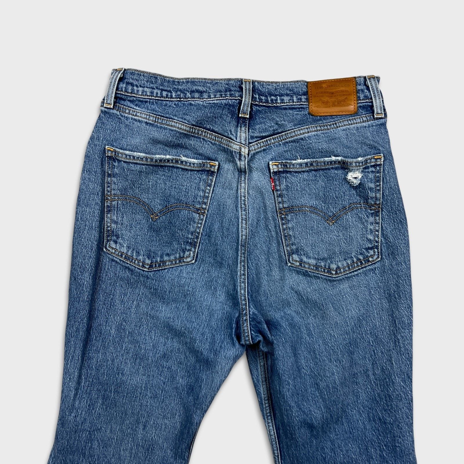Levi's Levi's 70s High Flare Jeans Womens 31x24 Distressed Denim Size 31" - 6 Thumbnail