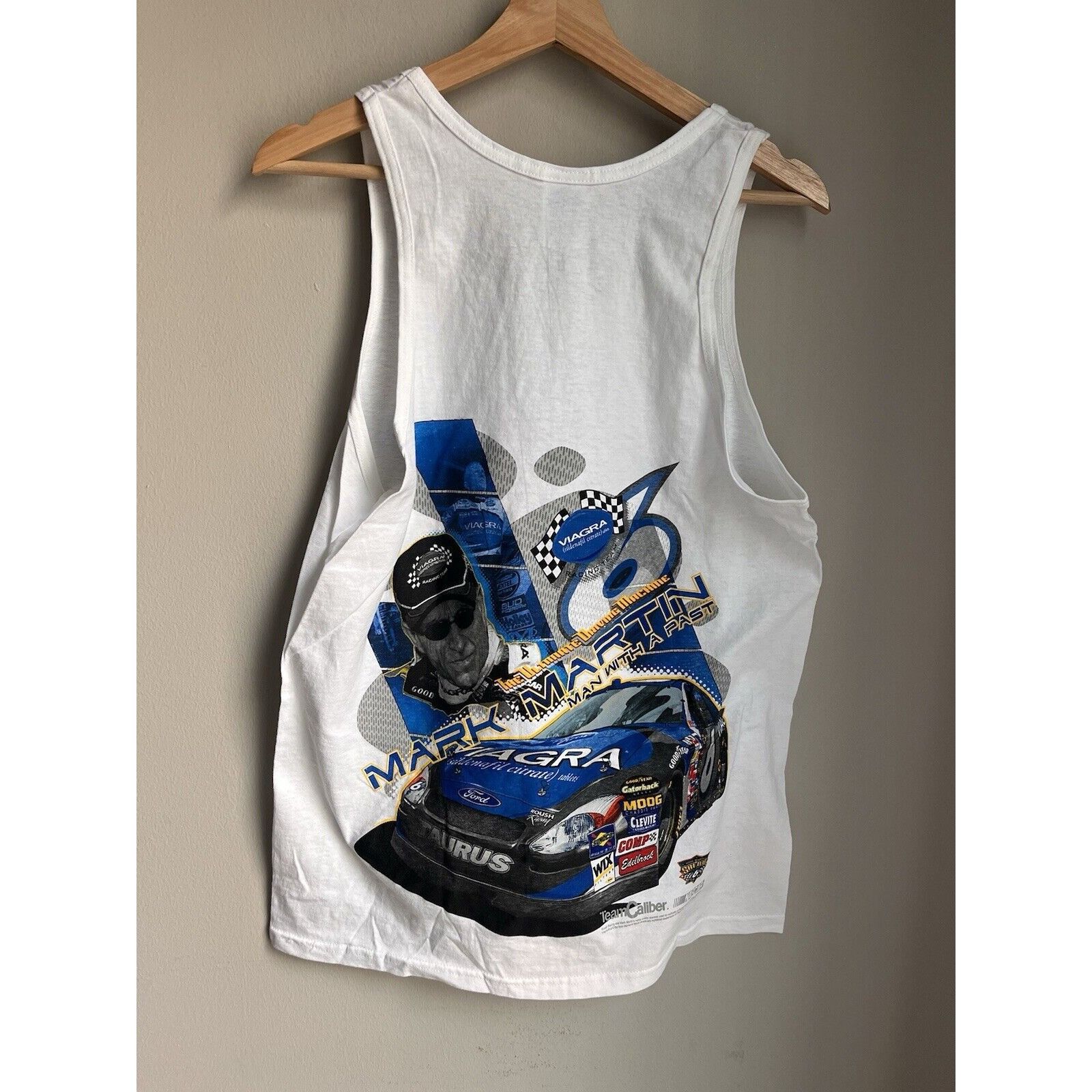 NASCAR VINTAGE NASCAR MARK MARTIN VIAGRA RACING SLEEVELESS SHIRT Size US M / EU 48-50 / 2 - 2 Thumbnail