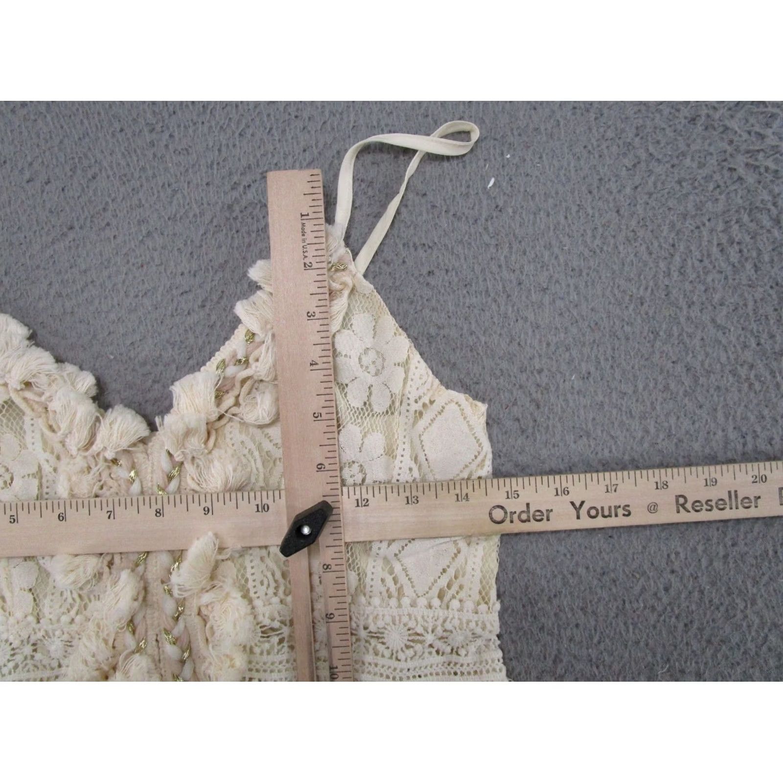 Vintage Cupshe Cover Up Beach Ivory Sleeveless Womens Size M NEW Size M / US 6-8 / IT 42-44 - 6 Thumbnail