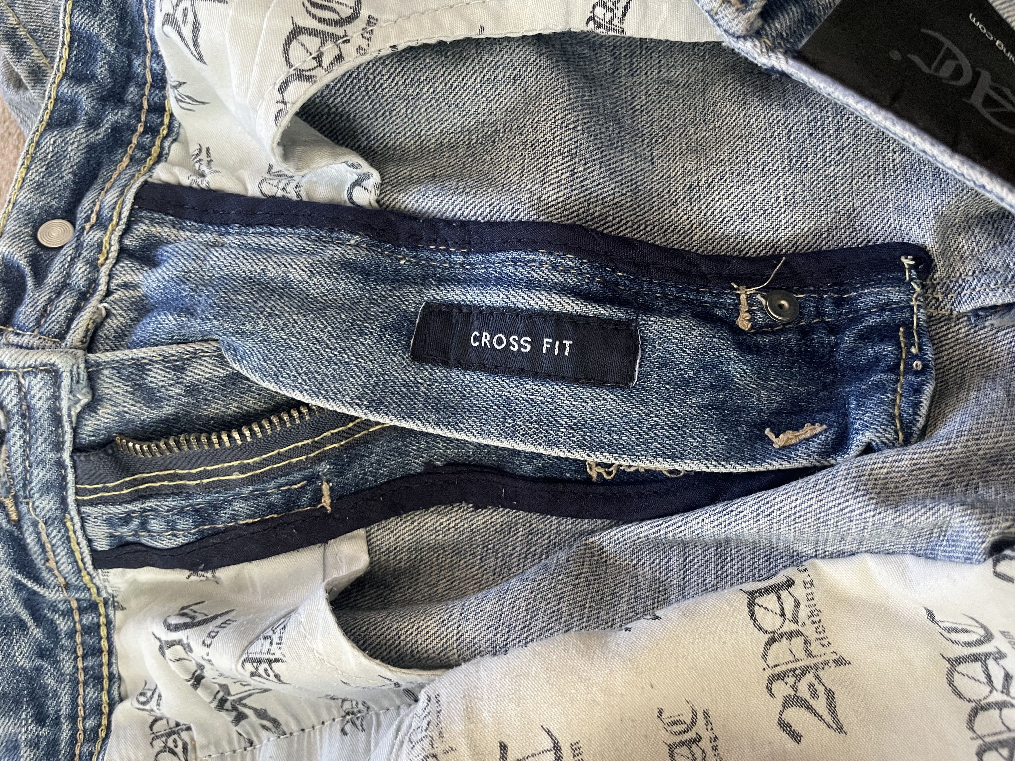 Rap Tees × Vintage Vintage 2Pac The Collection BAGGY Denim Rap Shorts Size US 42 / EU 58 - 9 Thumbnail