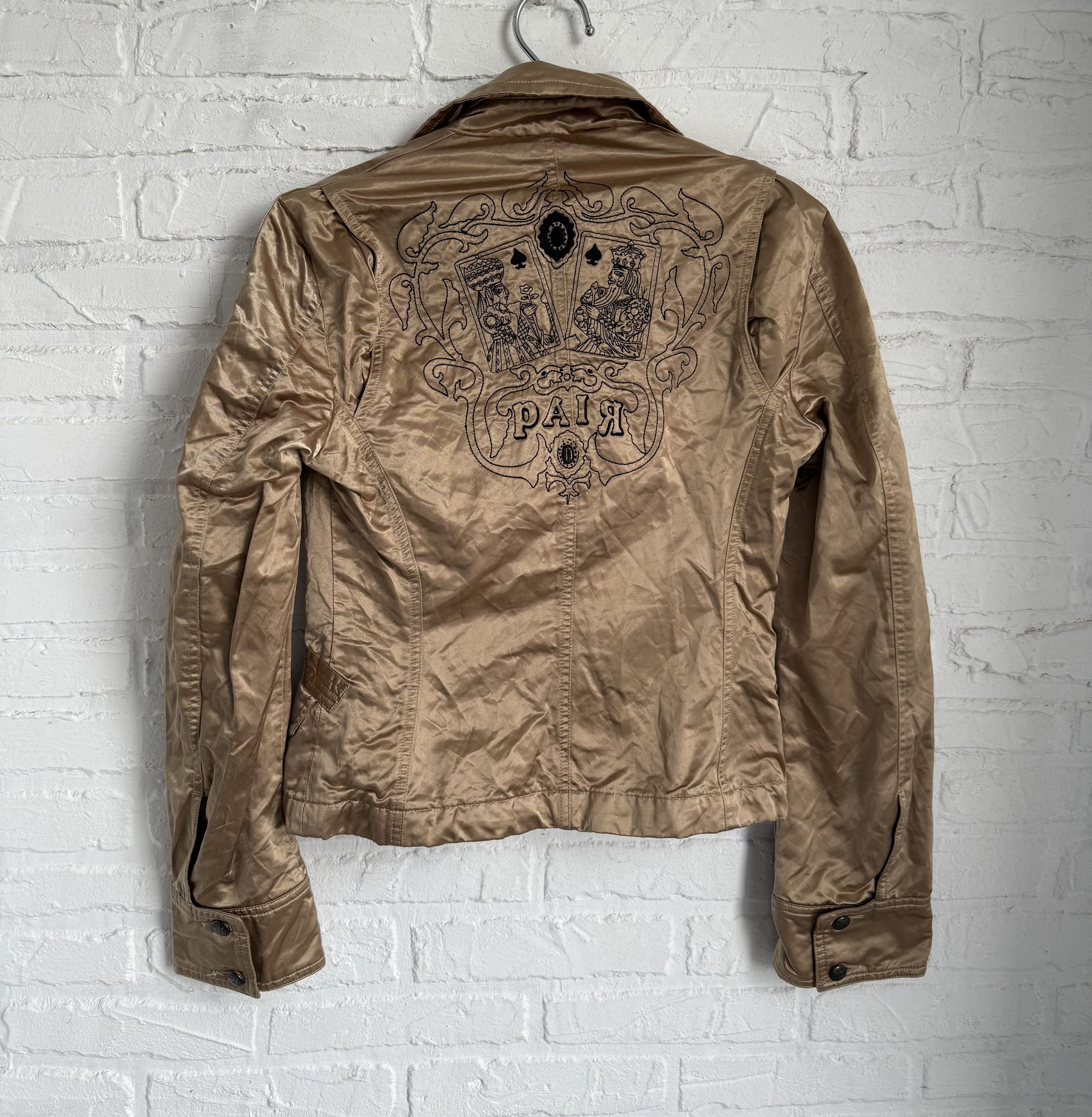 Diesel Vintage DIESEL gold blazer jacket king and queen y2k Size L / US 10 / IT 46 - 1 Thumbnail