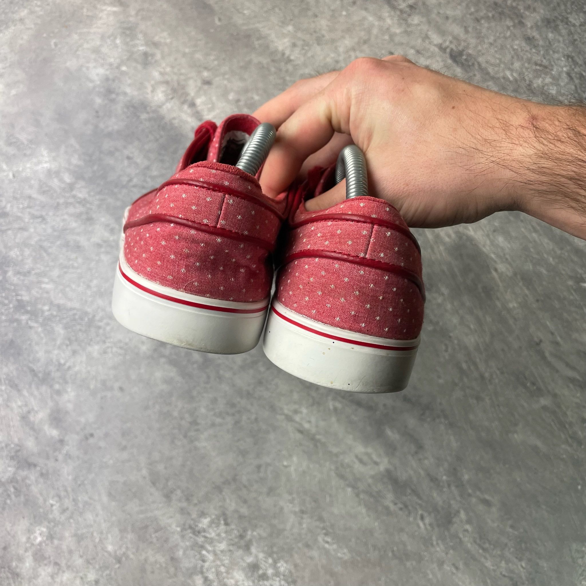 Nike RARE 2015 Nike SB Zoom Stefan Janoski CNVS PRM Red White Size US 10 / EU 43 - 7 Thumbnail