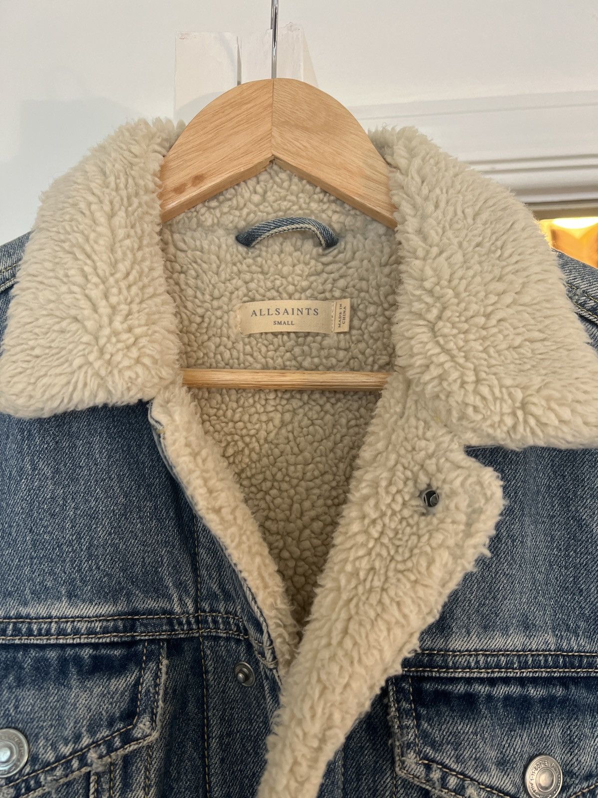 Allsaints Allsaints Sherpa Denim Jacket Size US S / EU 44-46 / 1 - 3 Thumbnail