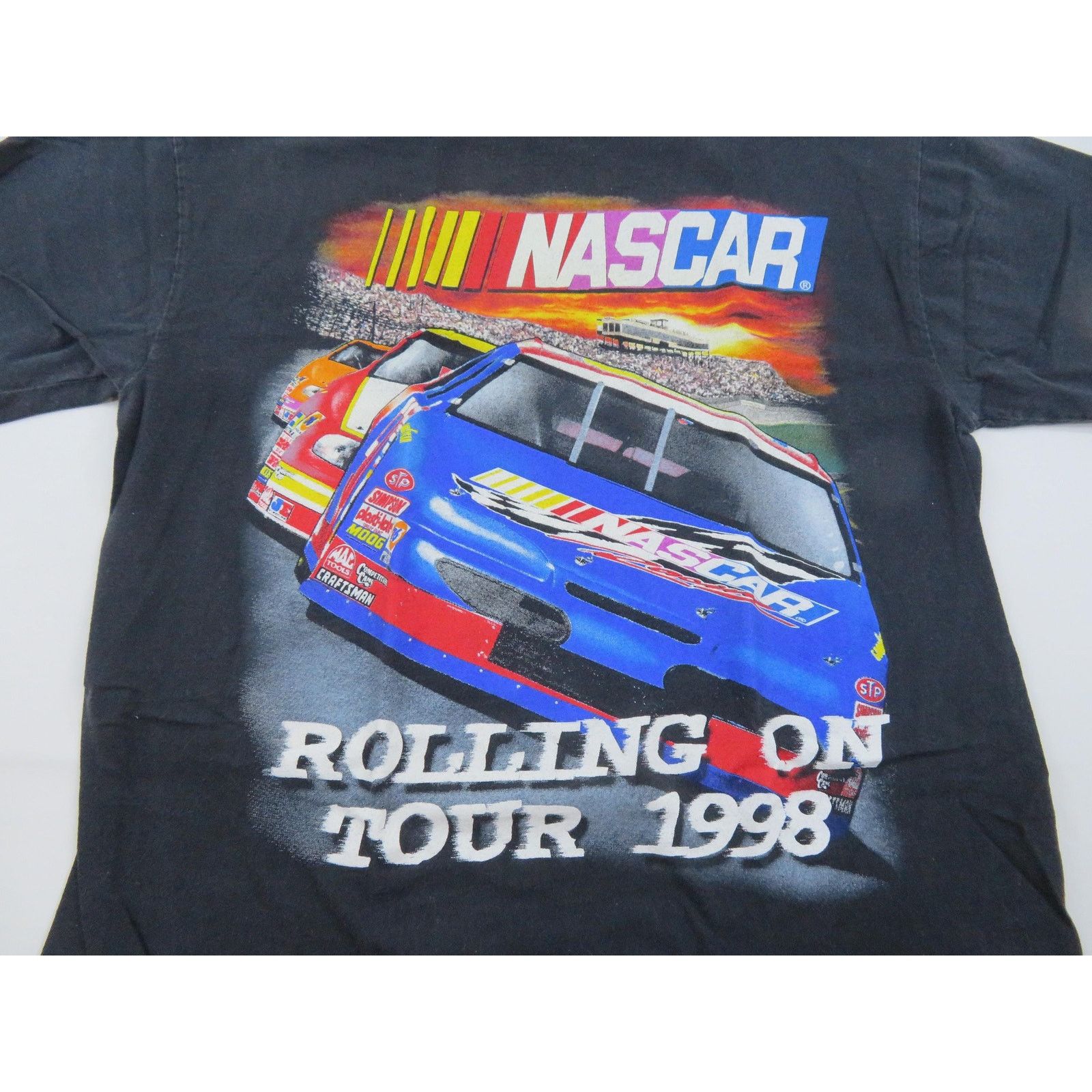 Other 90s NASCAR T-Shirt, Rolling On Tour 1998, Sz L Size US L / EU 52-54 / 3 - 2 Thumbnail