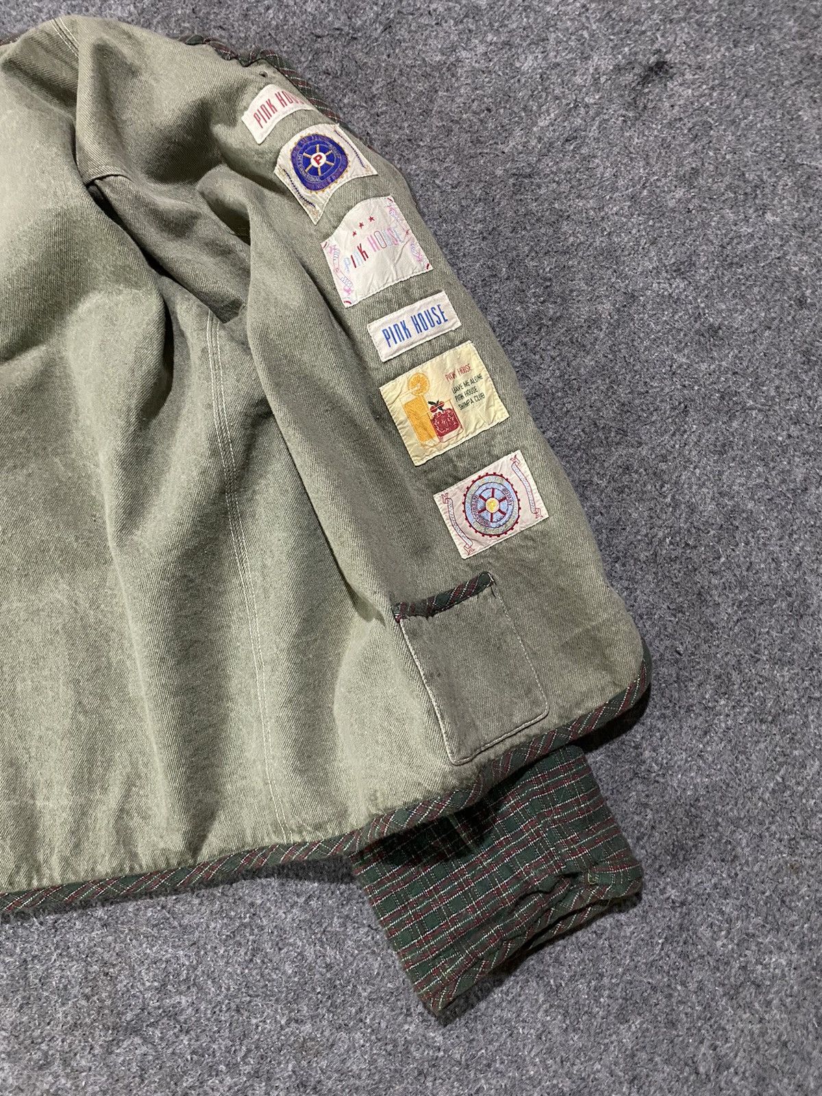 Japanese Brand × Pink House Vintage Pink House Patch Reversible Jacket Size US S / EU 44-46 / 1 - 15 Thumbnail