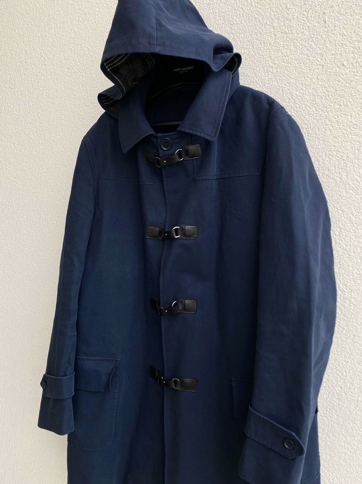 Yves Saint Laurent Autumn YSL Jacket Coat Long Bomber Vintage Windbreaker Size US L / EU 52-54 / 3 - 21 Thumbnail