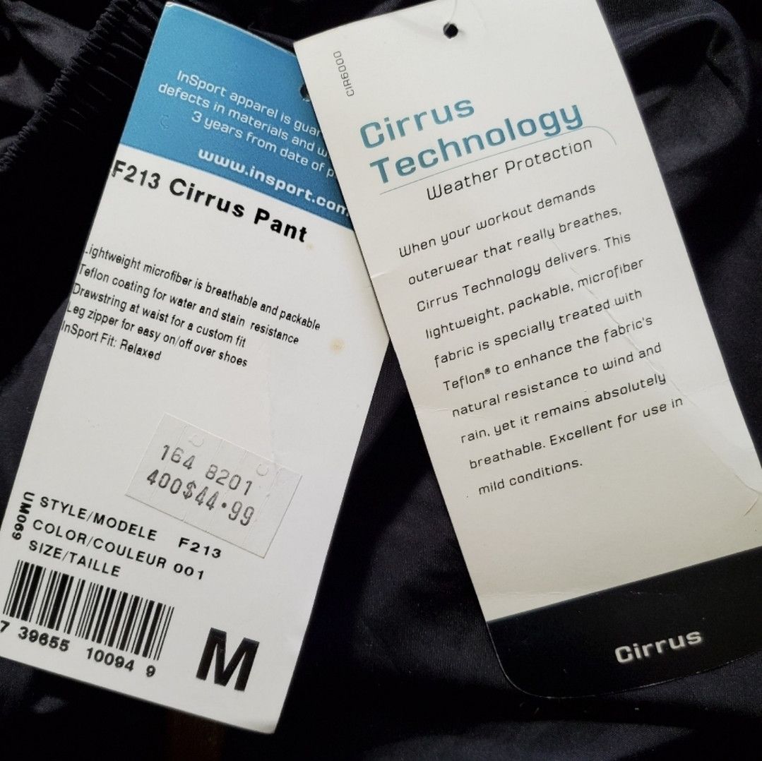 Other Insport Size M NEW Track Pants Running Teflon Black Light Size 32" / US 10 / IT 46 - 9 Thumbnail