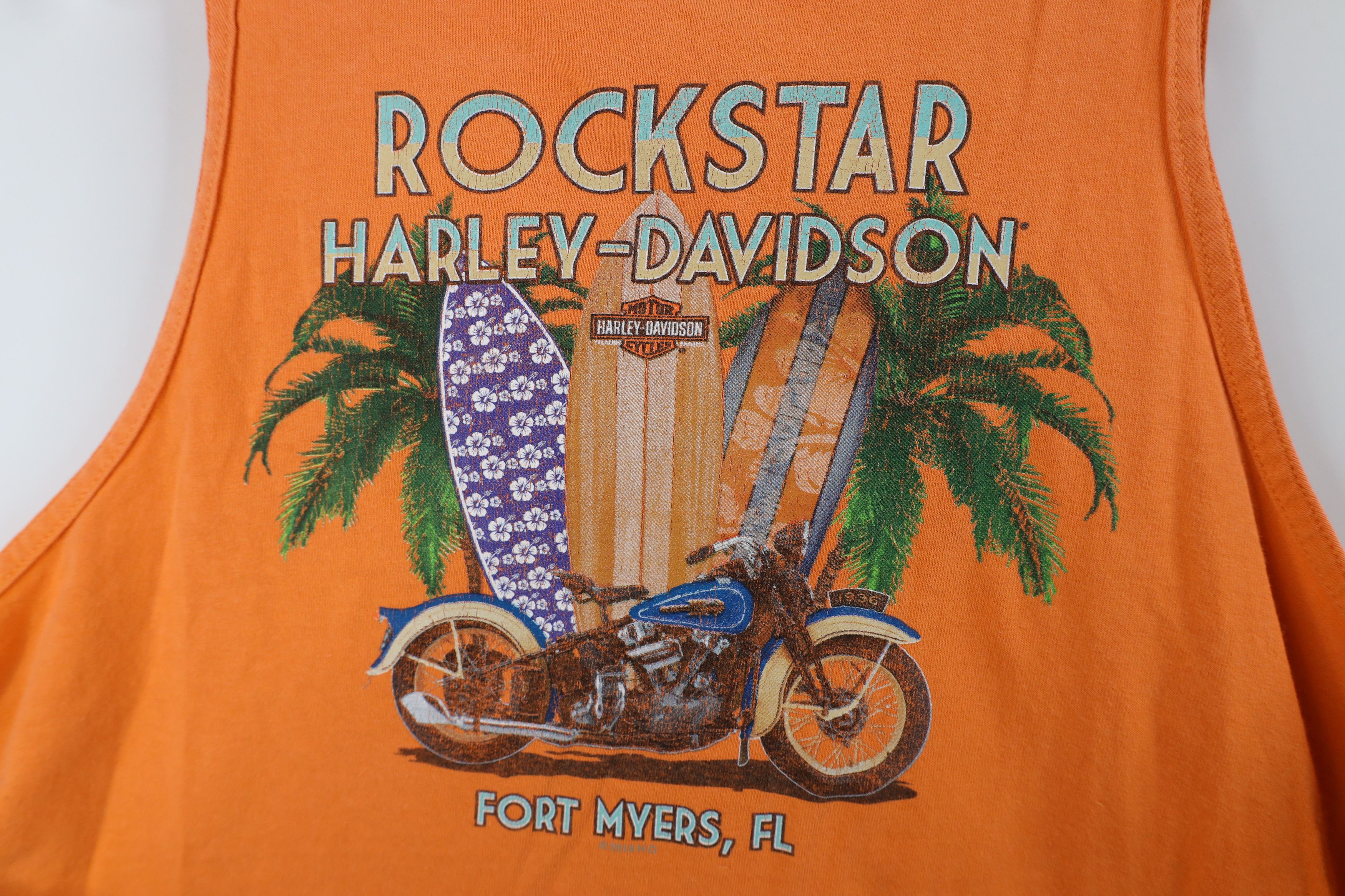 Harley Davidson Harley Davidson Spell Out Surfboard Tank Top T-Shirt Size US XXL / EU 58 / 5 - 10 Thumbnail