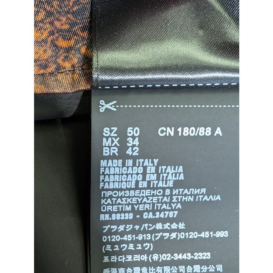 Prada o1rshd1 Re-Nylon Human Pantalone Shorts in Arancio Size US 34 / EU 50 - 23 Thumbnail