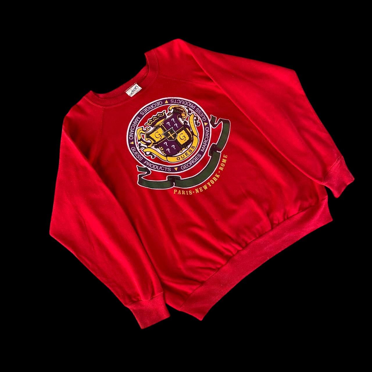 Georges Marciano VINTAGE 80S GEORGES MARCIANO GUESS CREWNECK Size US XL / EU 56 / 4 - 2 Thumbnail