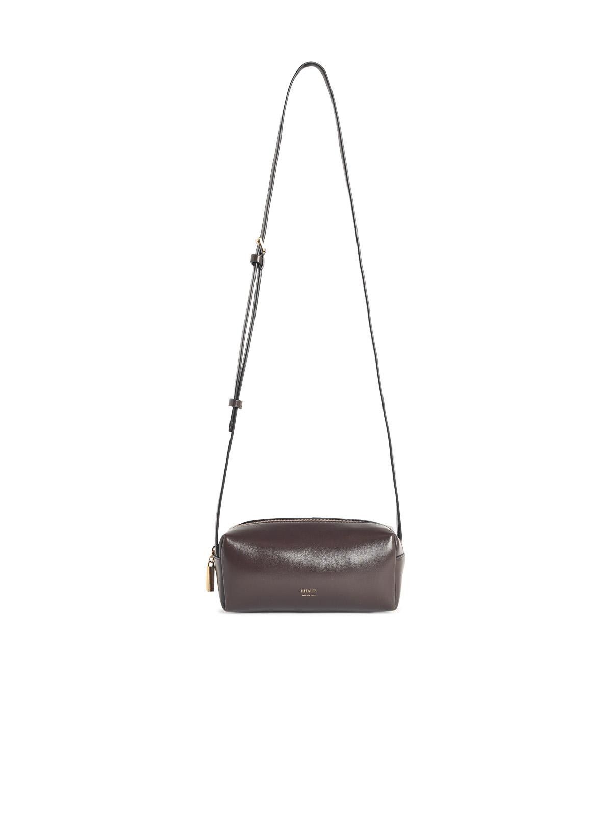KHAITE KHAITE Brown Leather 'Kye' Mini Crossbody Bag Size ONE SIZE - 1 Thumbnail