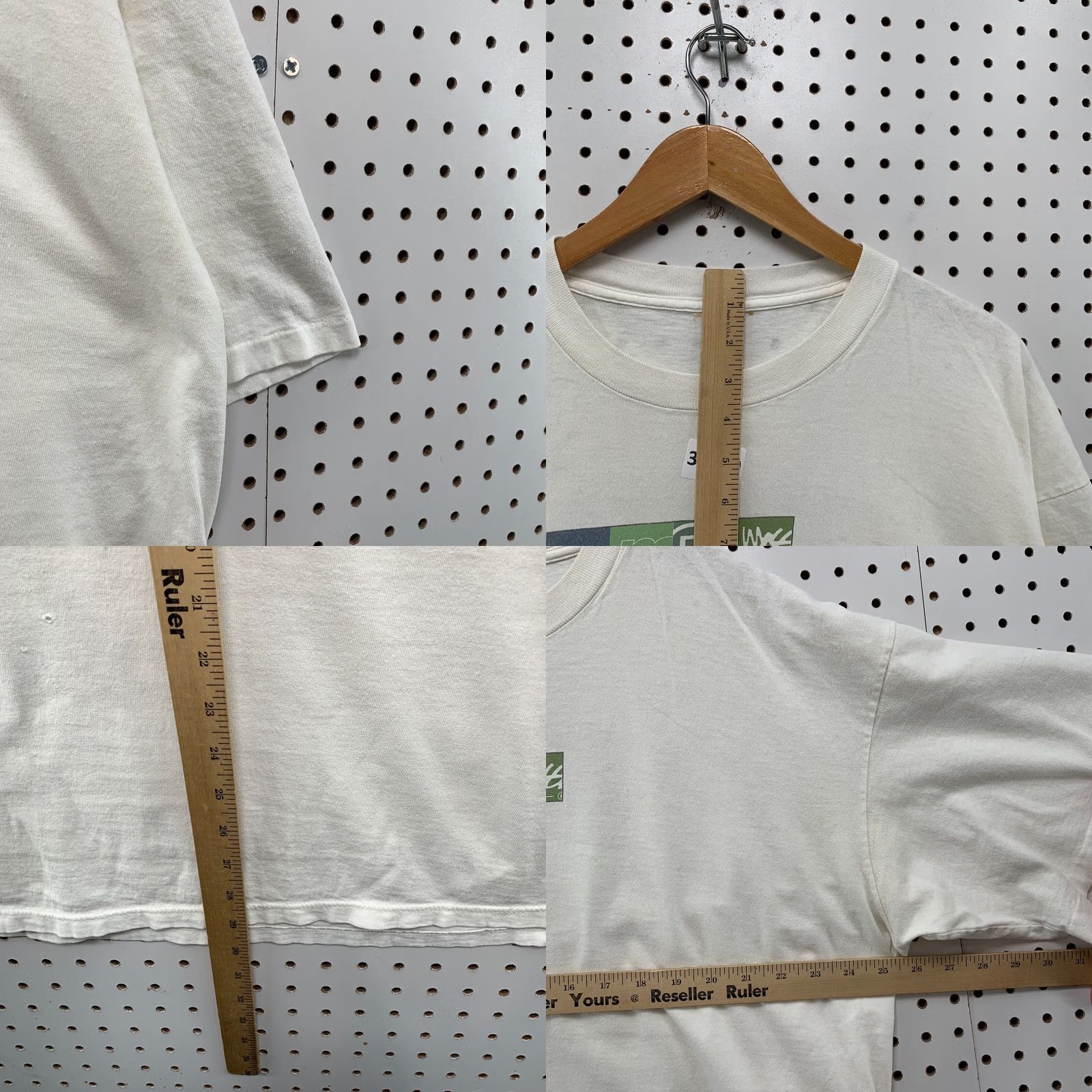 Mossimo VINTAGE 90s Mossimo Shirt Mens 2XL White Surf Skate Box Logo Short Sleeve Size US XXL / EU 58 / 5 - 8 Thumbnail