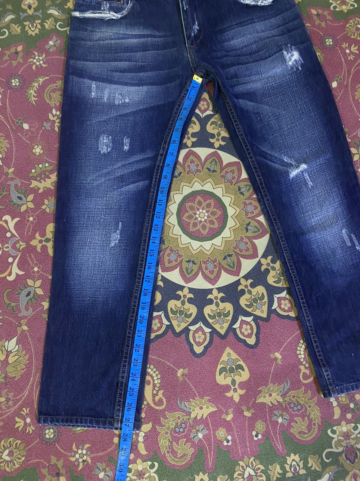 Dolce & Gabbana × Vintage 🔥RARE🔥DOLCE & GABBANA Distressed Denim Size US 33 - 18 Thumbnail