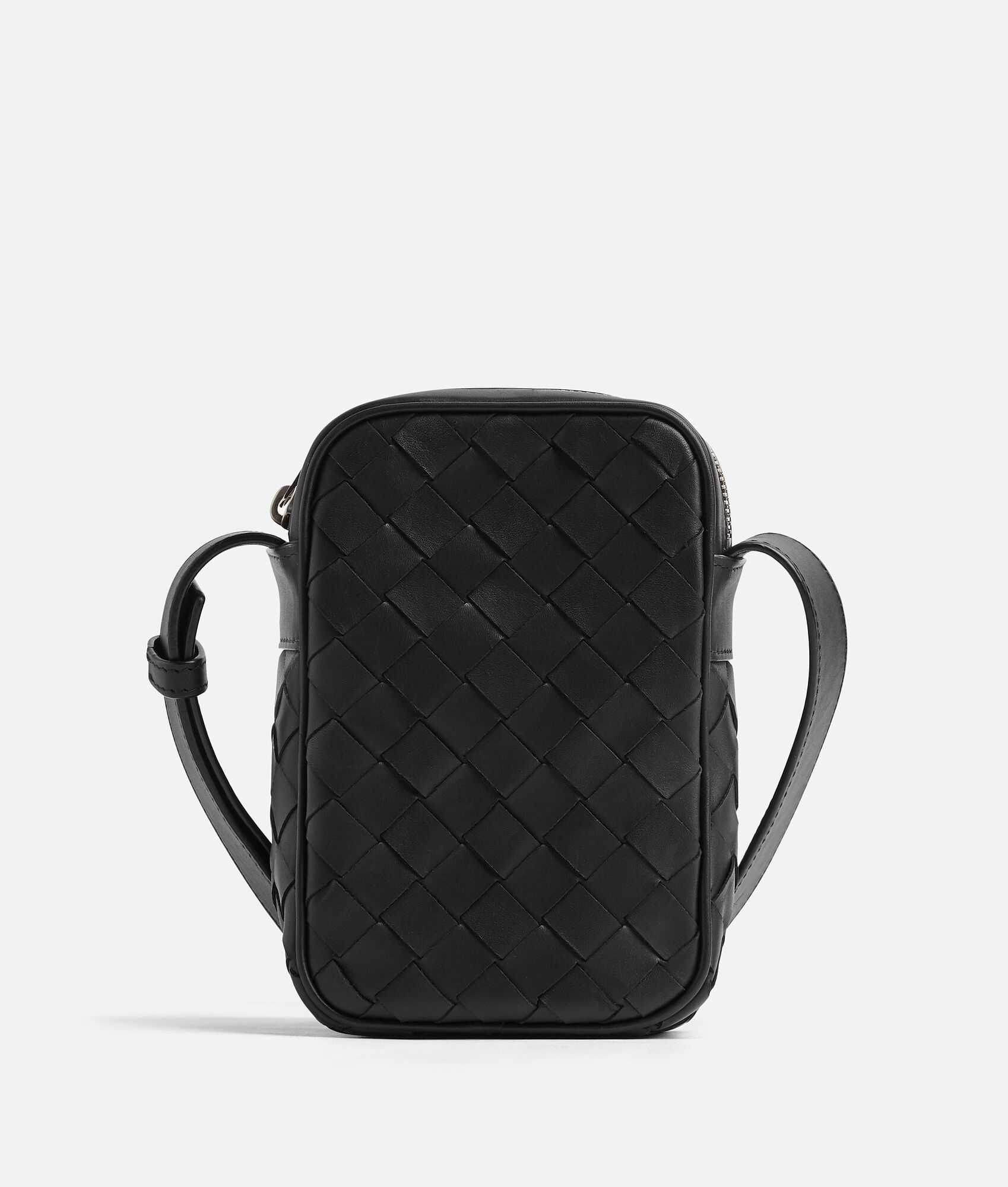 Bottega Veneta o1n1vont0225 Size: OS / Intrecciato Zipped Phone Pouch Black Size ONE SIZE - 1 Thumbnail