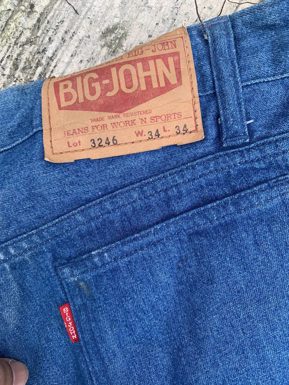 Big John × Hysteric Glamour × Le Grande Bleu (L.G.B.) Sun faded 🔥 flare Big john bush pants bootcut jeans Size US 34 / EU 50 - 17 Thumbnail