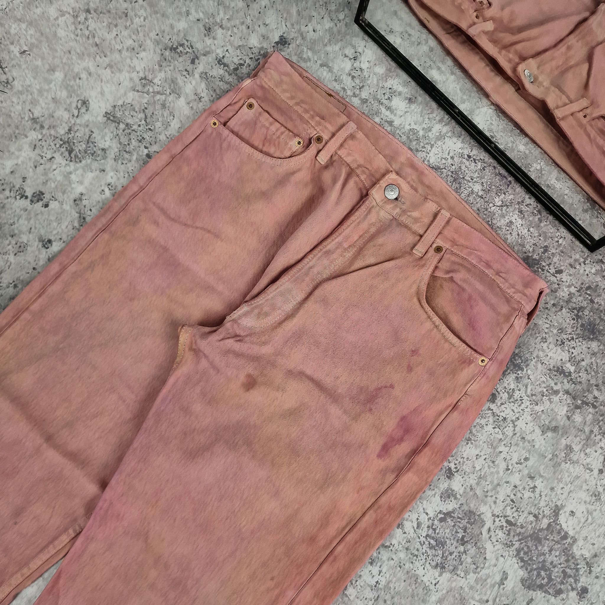 Levi's Levis 501 custom jeans Size US 34 / EU 50 - 2 Thumbnail