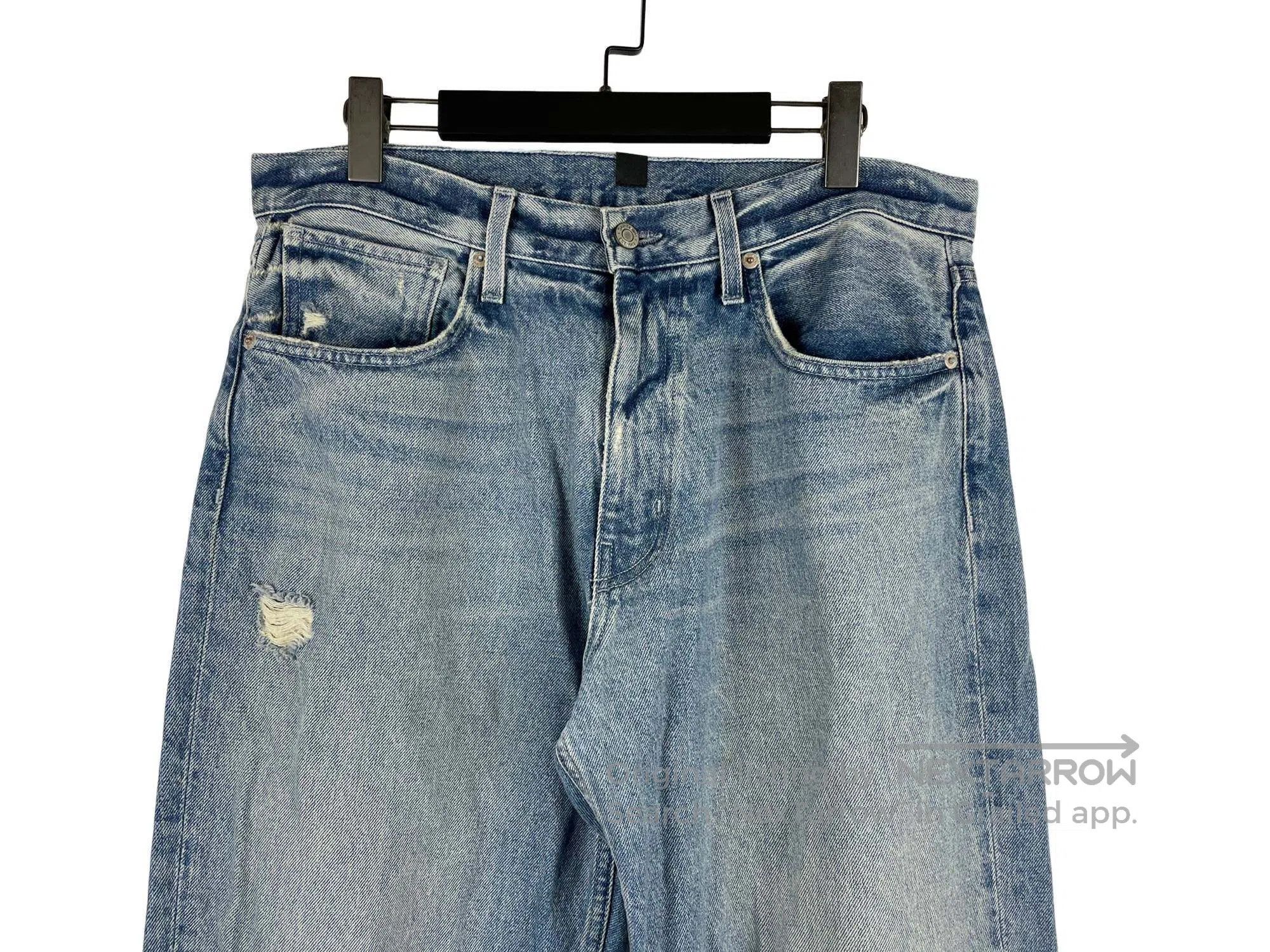 Balenciaga Balenciaga Washed Hole Denim Pants Size US 32 / EU 48 - 3 Thumbnail