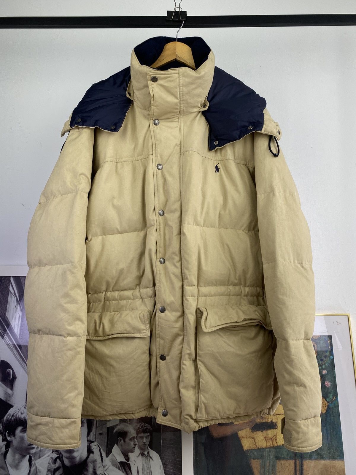 Polo Ralph Lauren 90’s Polo Ralph Lauren Waterfowl Hooded Down Jacket Size US XXL / EU 58 / 5 - 1 Thumbnail