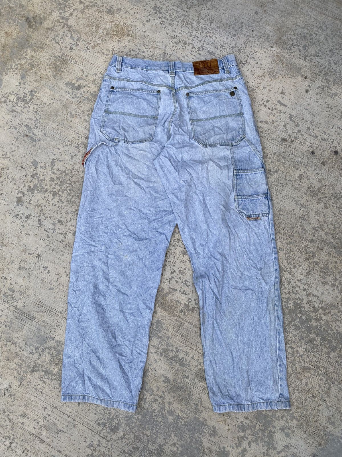 Japanese Brand Loco streetwear baggy carpenter denim Size US 35 - 2 Thumbnail