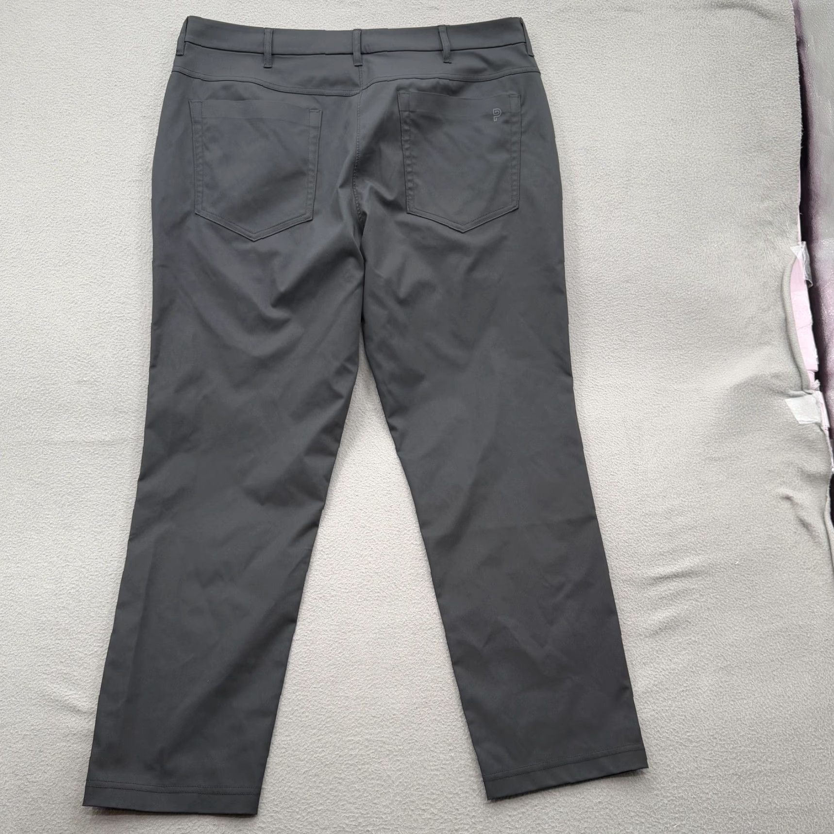 Vintage Public Rec Pants Mens 35x30 Black 5 Pocket Performance Travel Golf Tech Casual Pants Size US 35 - 2 Thumbnail