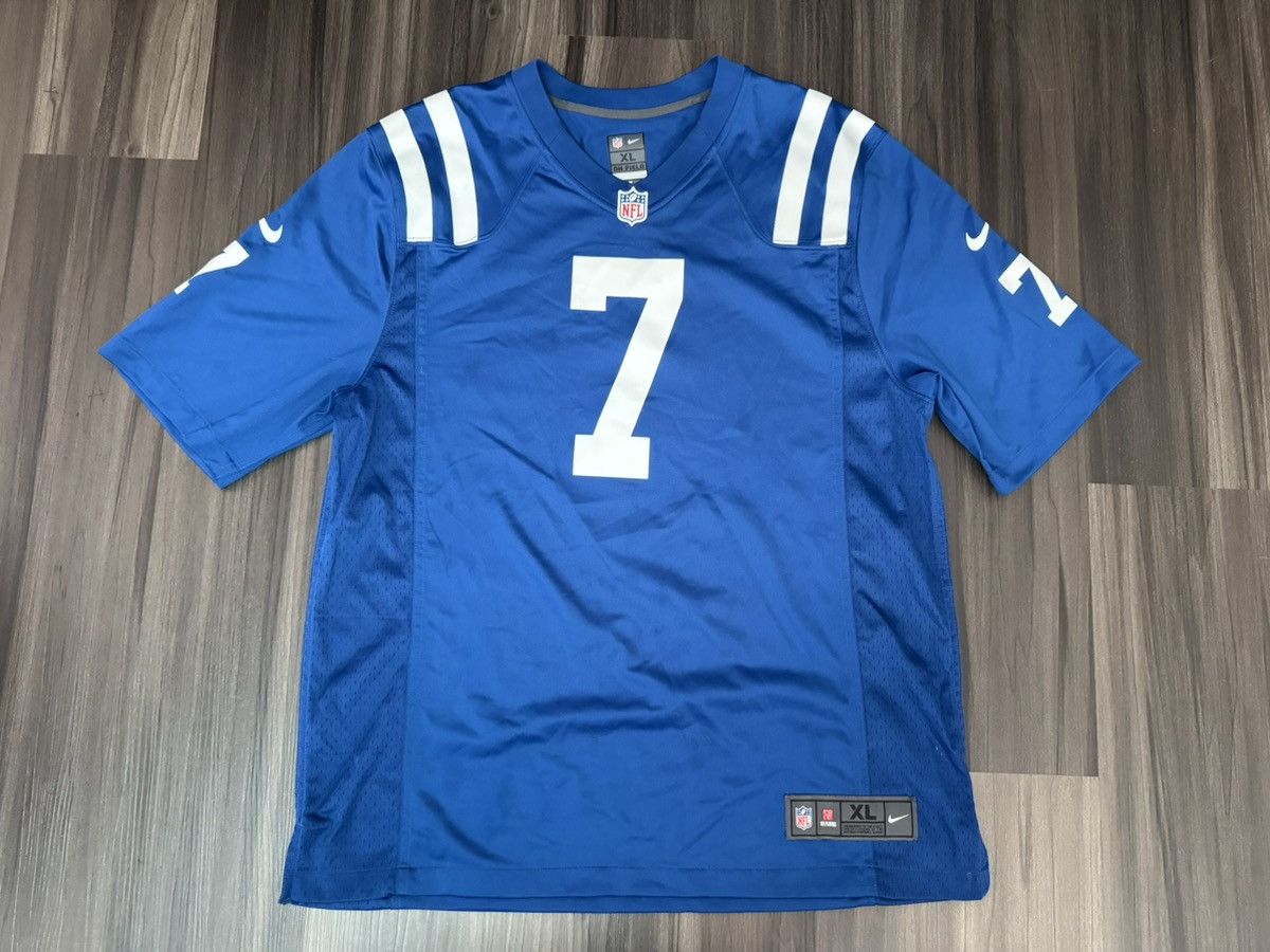 Nike Nike Indianapolis Colts Jacoby Brissett Home On Field Jersey Size US XL / EU 56 / 4 - 1 Thumbnail