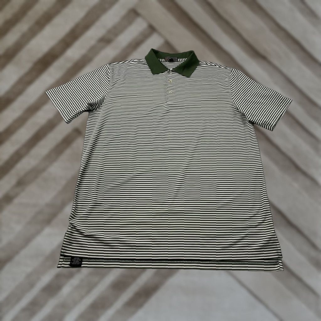 Peter Millar Peter Millar Summer Comfort Mens L Striped Polo Shirt Mountain Ridge CC Golf Multicolor Polo Size US L / EU 52-54 / 3 - 1 Thumbnail