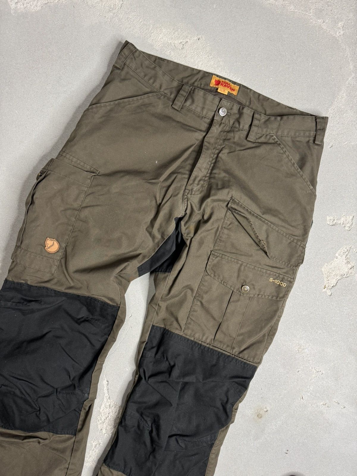 Fjallraven × Vintage Fjallraven G1000 Pants Trekking Pants Outdoor Cargo Size US 32 / EU 48 - 5 Thumbnail
