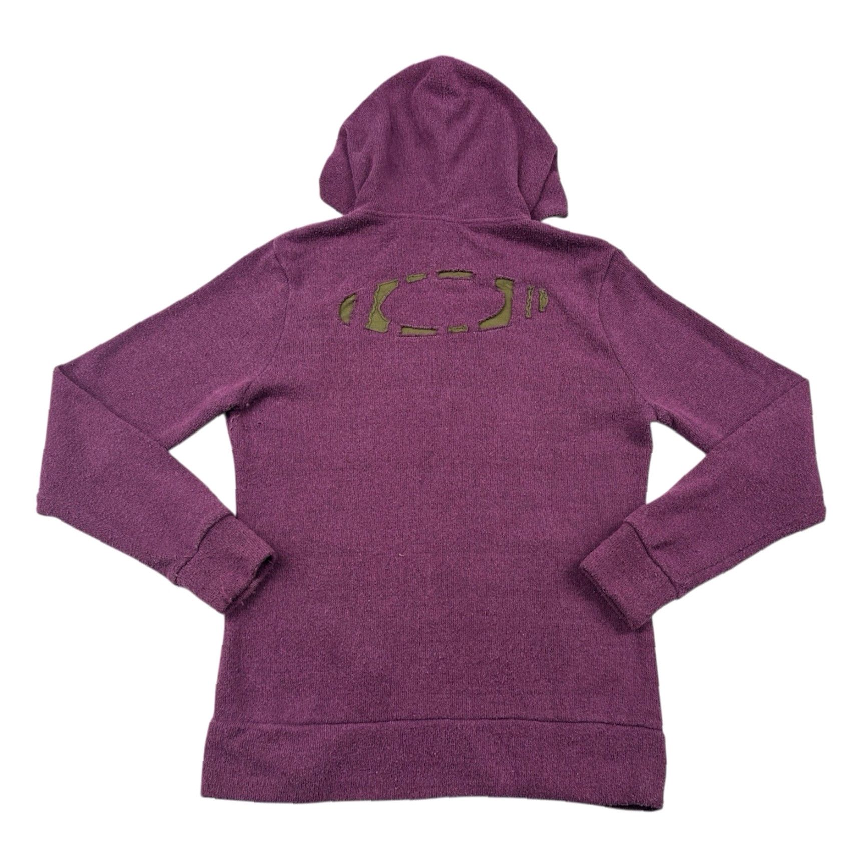 Oakley Oakley Jacket Women’s Large Purple Full Zip Terry Size L / US 10 / IT 46 - 2 Thumbnail