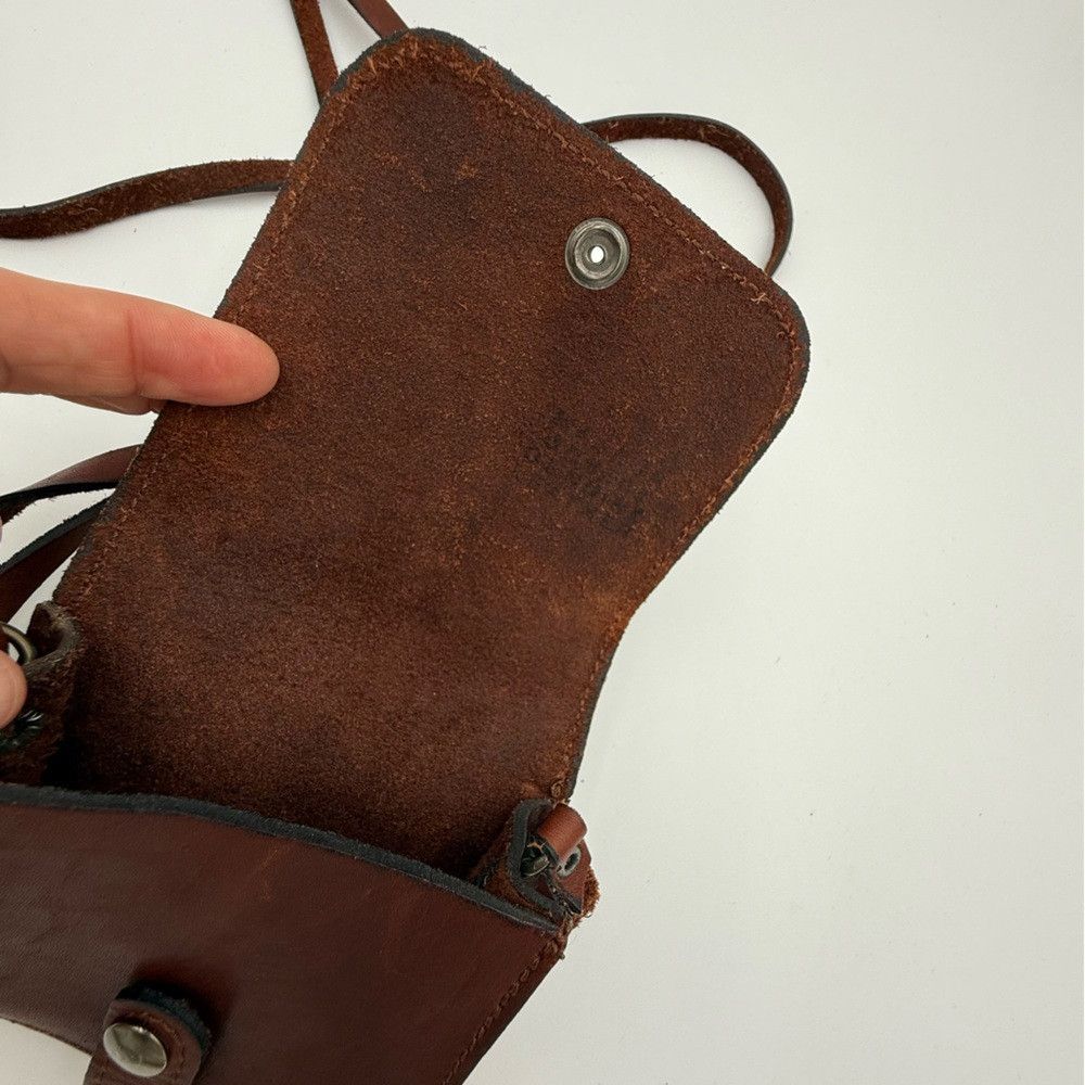 Other Vintage Brown Leather Crossbody Pouch Small Bag Size ONE SIZE - 4 Thumbnail