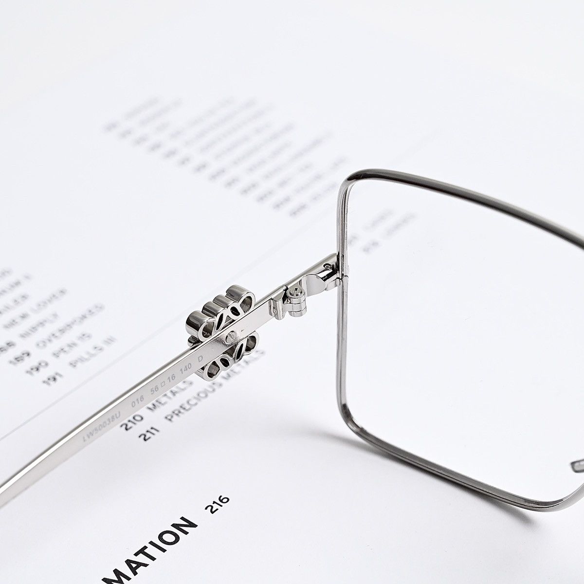Loewe LOEWE LW50038U GLASSES Size ONE SIZE - 8 Thumbnail