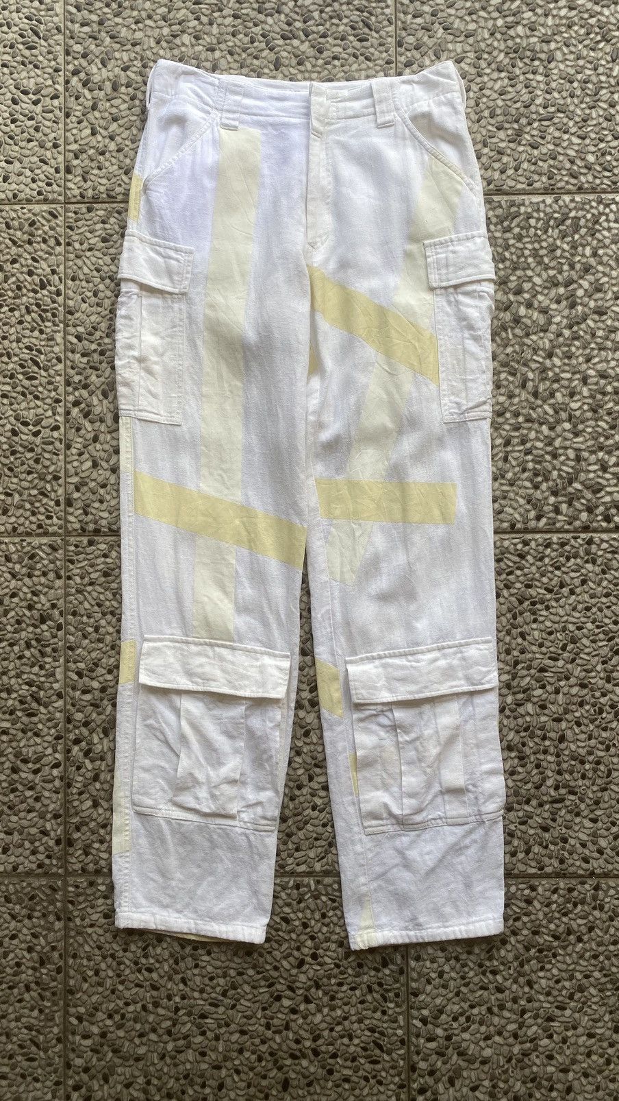 1990’s Masaki Matsushima Geometrical Linen Pants