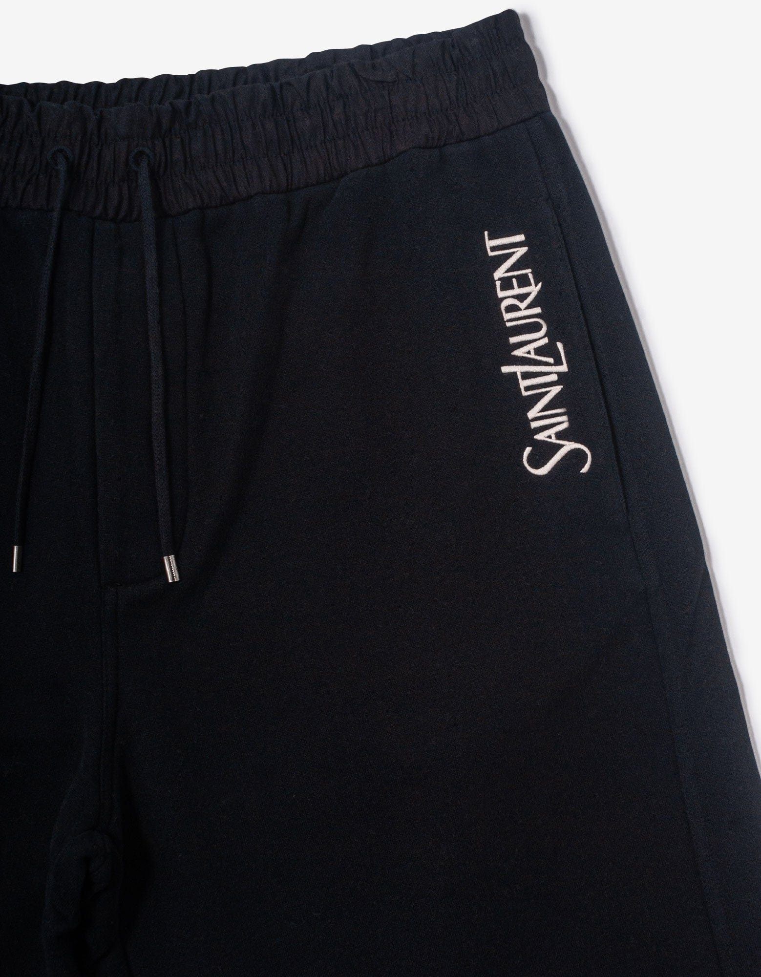 Black Logo Sweat Shorts