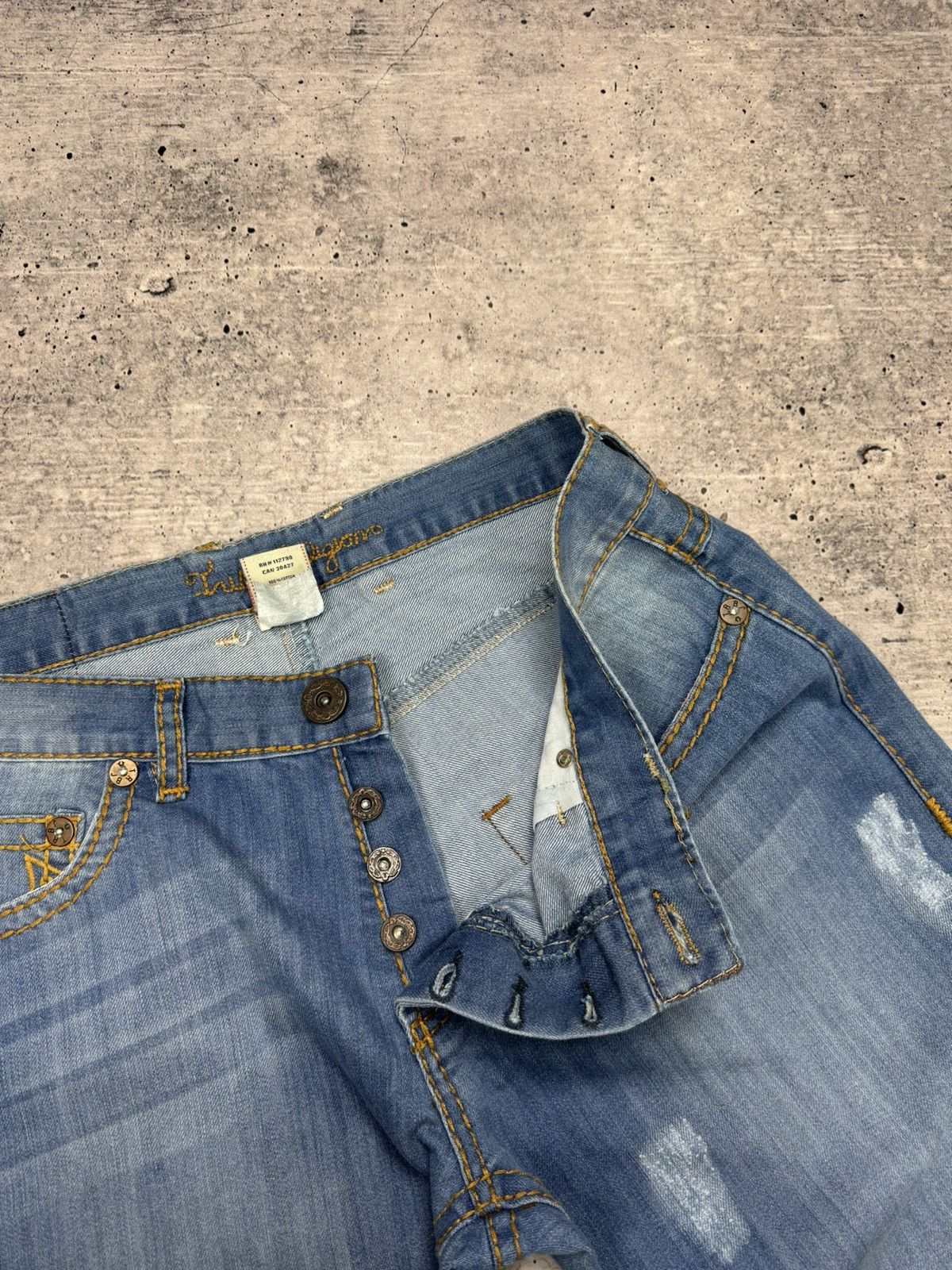 True Religion Vintage True Religion Y2K Knit Stonewashed Jeans Pants USA Size US 36 / EU 52 - 9 Thumbnail