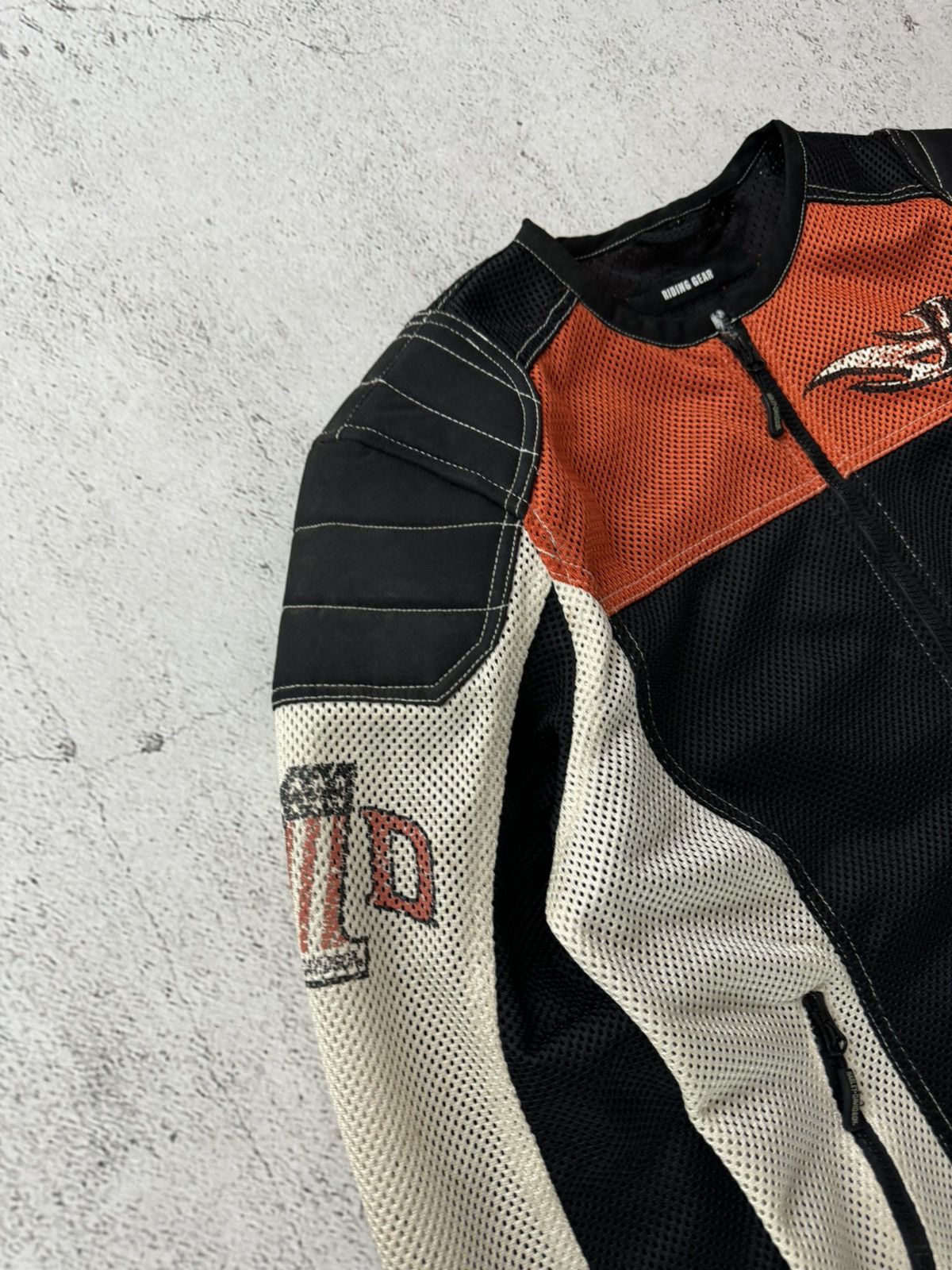 Harley Davidson × Marlboro Harley Davidson HD Vintage Riding Gear Bike Bomber Jacket Size US L / EU 52-54 / 3 - 5 Thumbnail