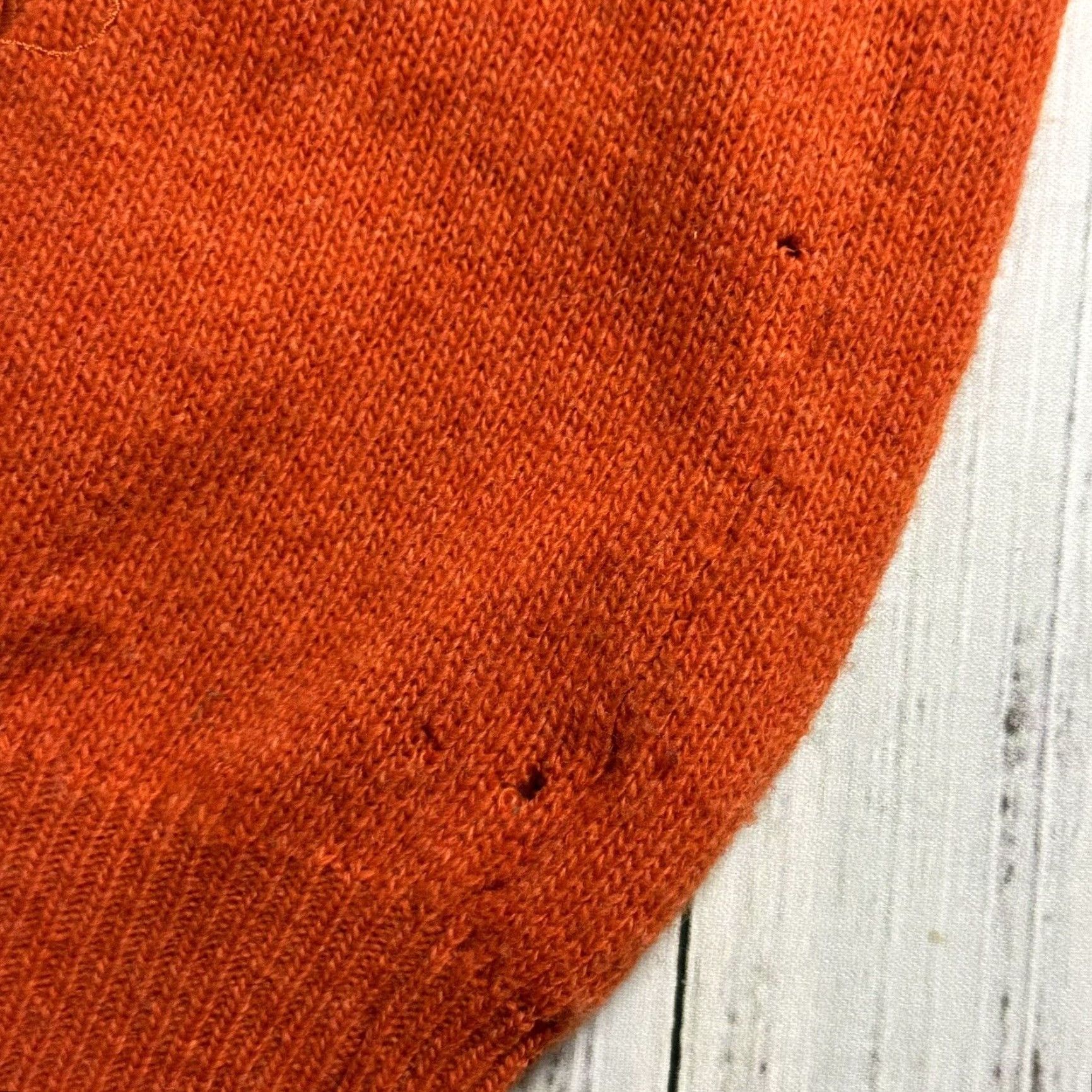 Valentino VINTAGE VALENTINO CREWNECK SWEATER 100% WOOL ORANGE MENS 2XL RARE Size US XXL / EU 58 / 5 - 5 Thumbnail