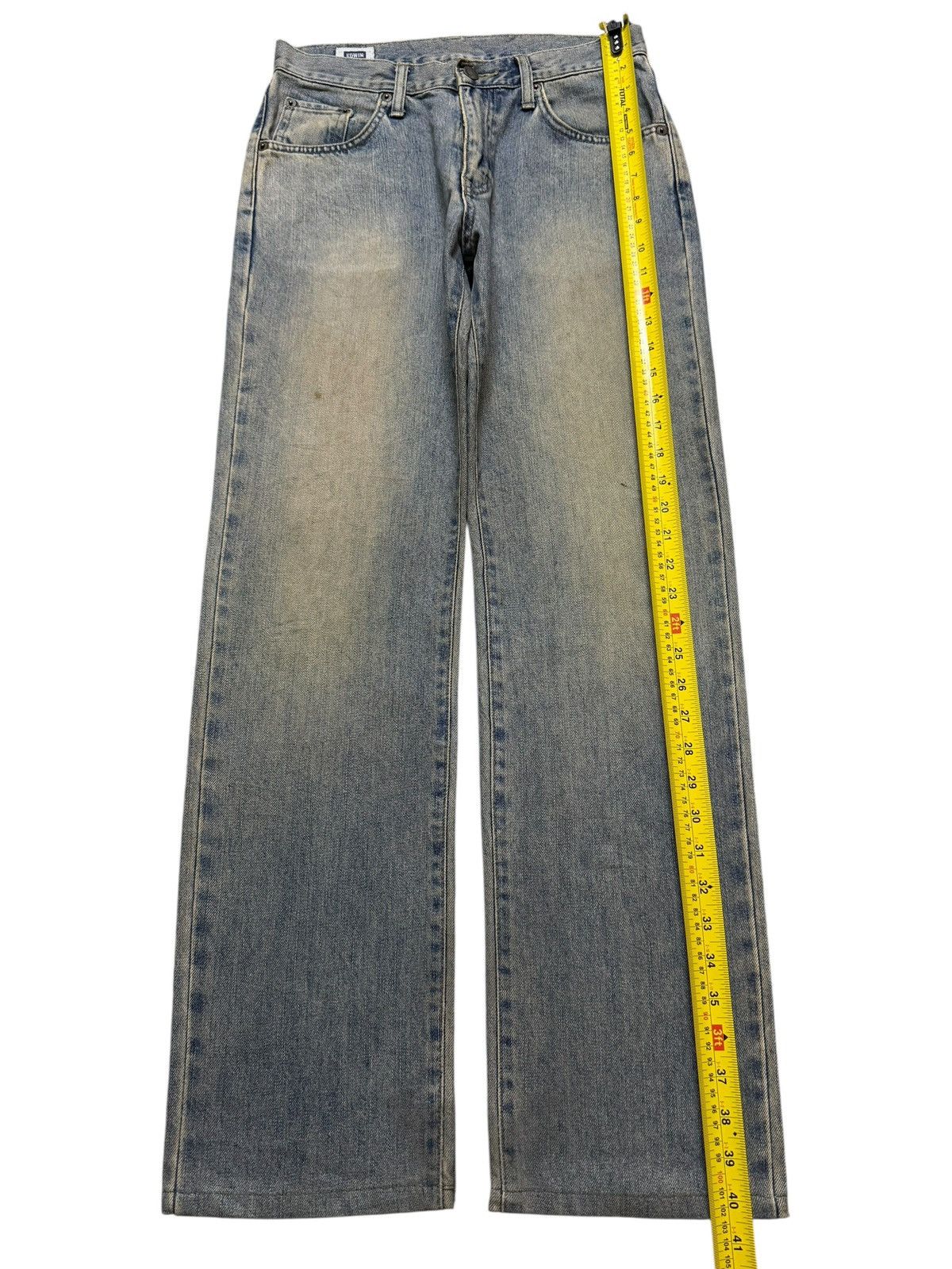 Edwin Vintage 90s Edwin Blue Mud Wash Straight Leg Loose Jeans Size US 28 / EU 44 - 10 Thumbnail