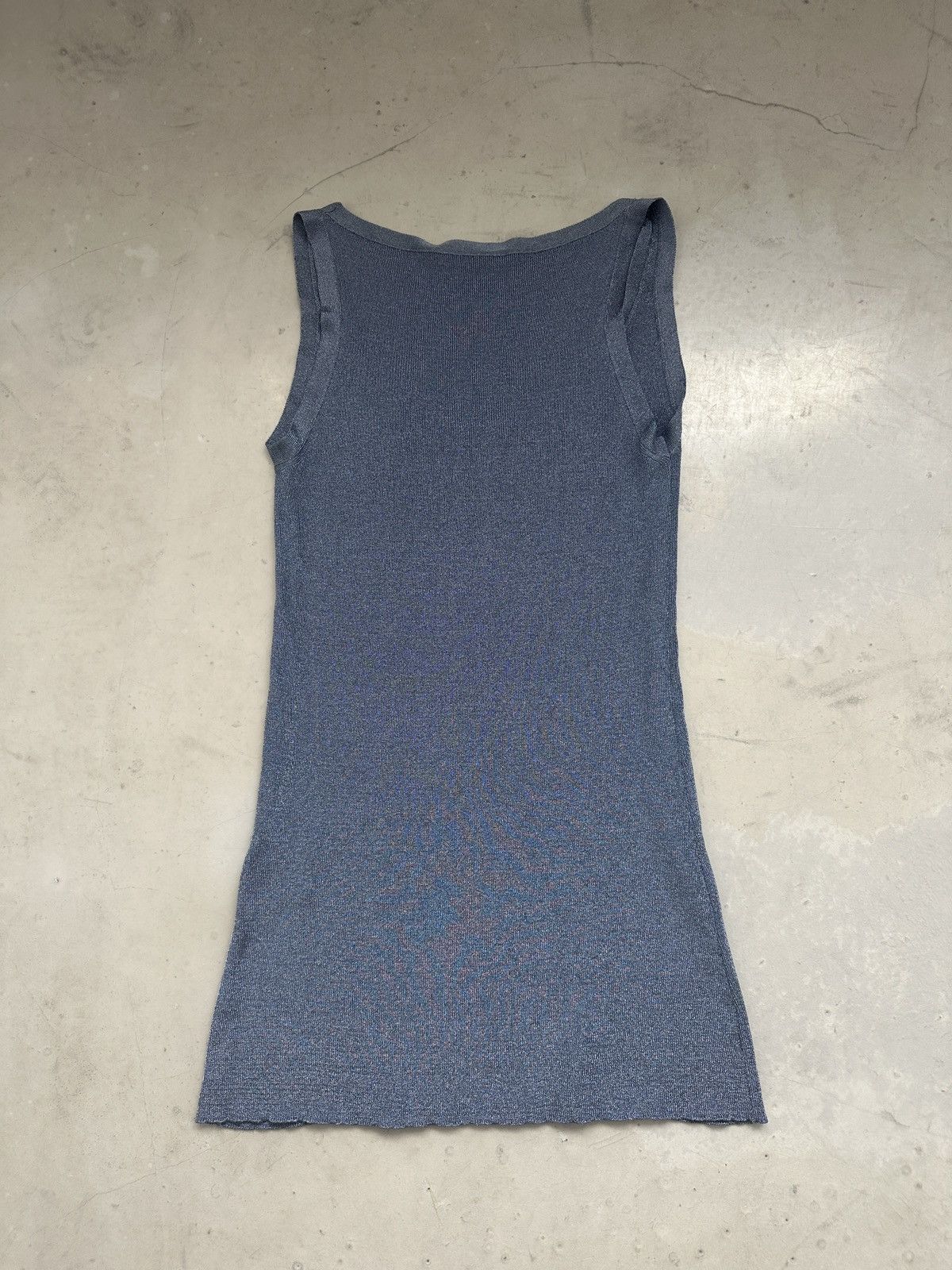 Gucci Gucci Y2K blouse blue metallic shine Size M / US 6-8 / IT 42-44 - 6 Thumbnail