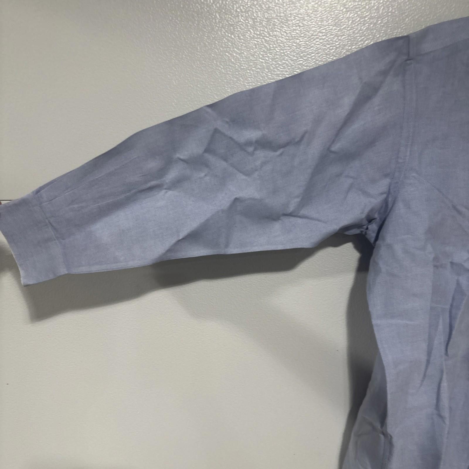 Polo Ralph Lauren Polo Ralph Lauren Custom Fit Blue Dress Shirt Men Large 16.5 Size 42R - 4 Thumbnail