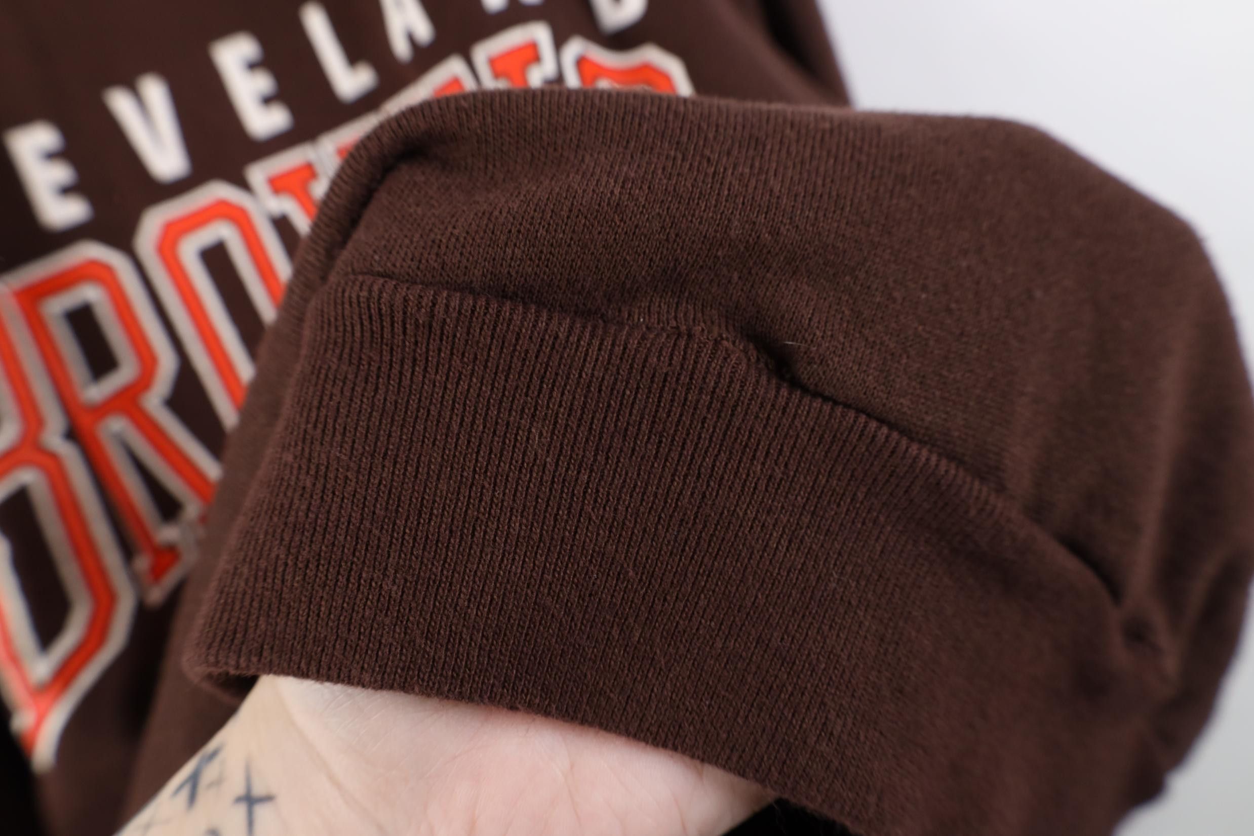 Vintage Vintage 80s Cleveland Browns Football Sweatshirt Brown USA Size US XL / EU 56 / 4 - 9 Thumbnail
