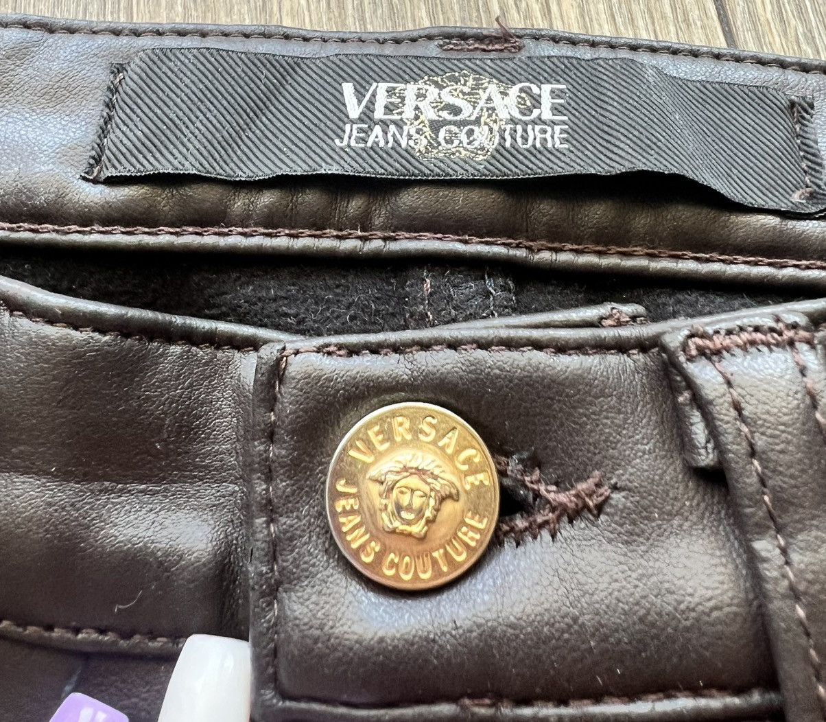 Versace Versace leather warm leggings Size 27" / US 4 / IT 40 - 5 Thumbnail