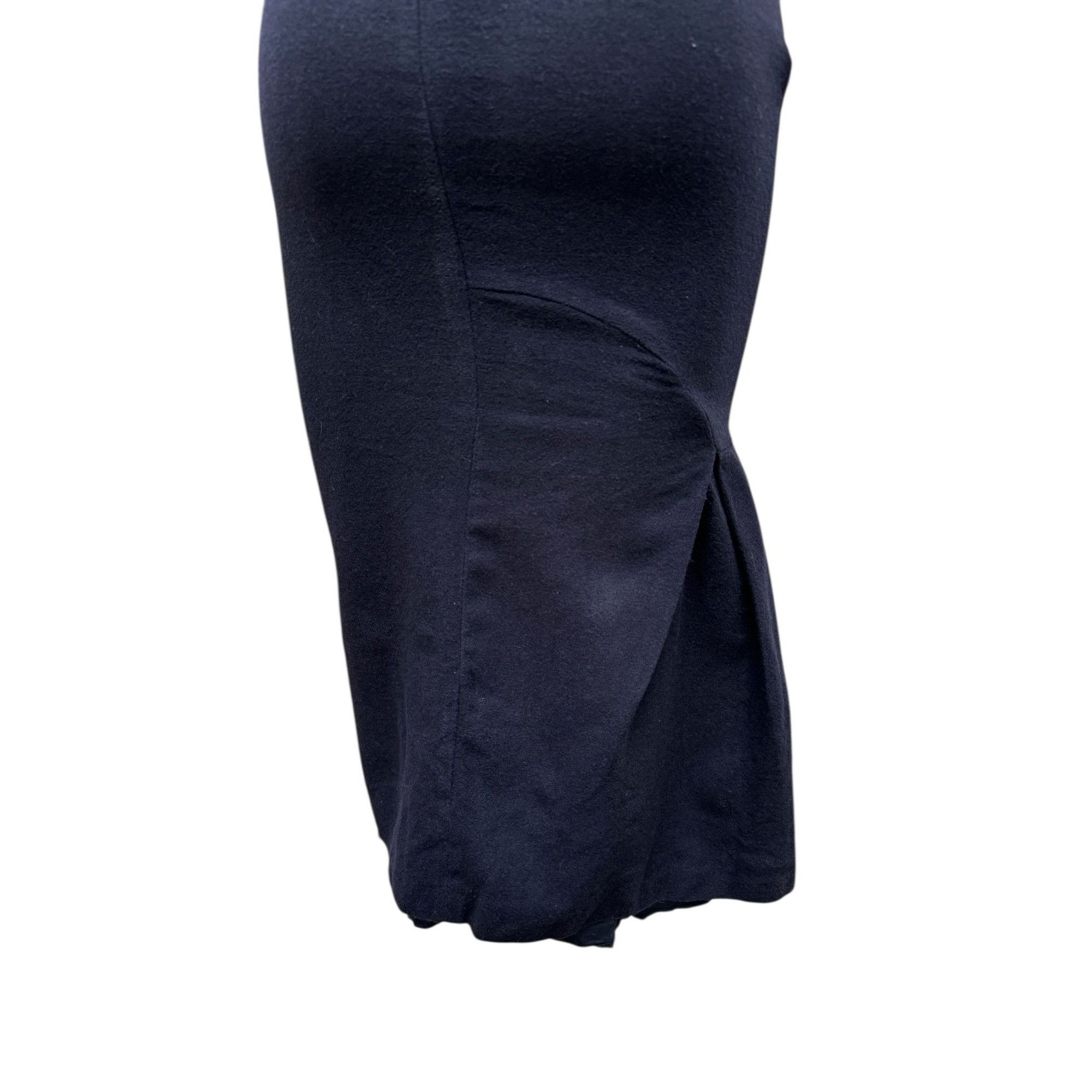Alexander McQueen FW 2005 Navy Wool Skirt Size 26" / US 2 / IT 38 - 4 Thumbnail