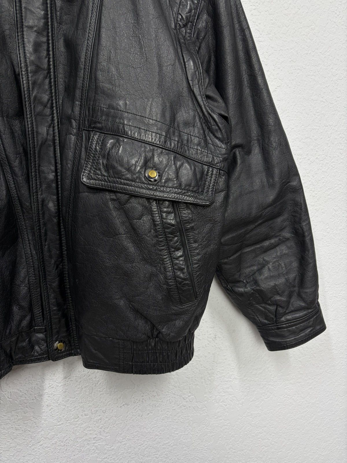 Harley Davidson VTG Rick Owens Hysteric Glamour Style Leather Fur Jacket 90s Size US L / EU 52-54 / 3 - 15 Thumbnail
